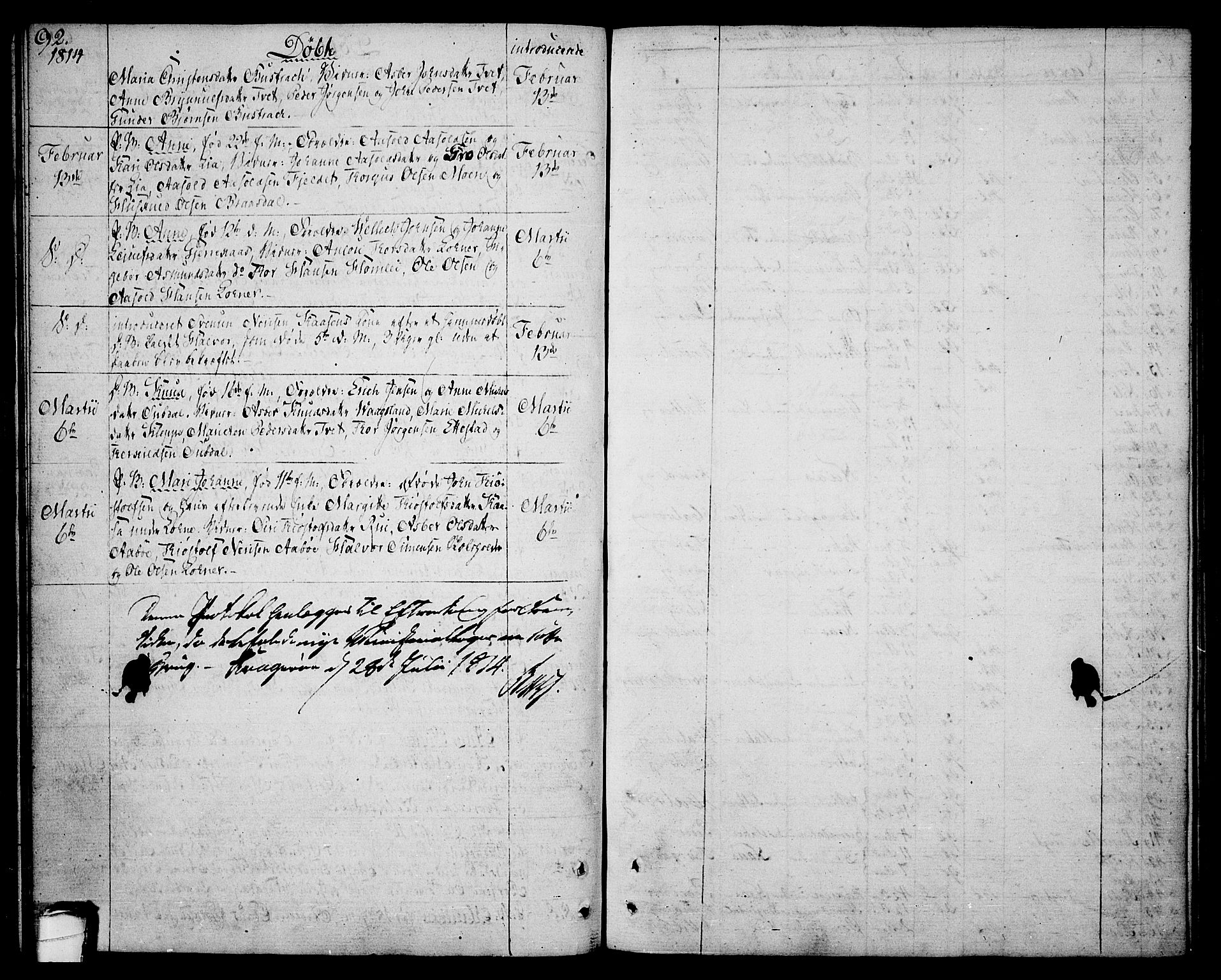 Drangedal kirkebøker, SAKO/A-258/F/Fa/L0004: Parish register (official) no. 4, 1802-1814, p. 92-93