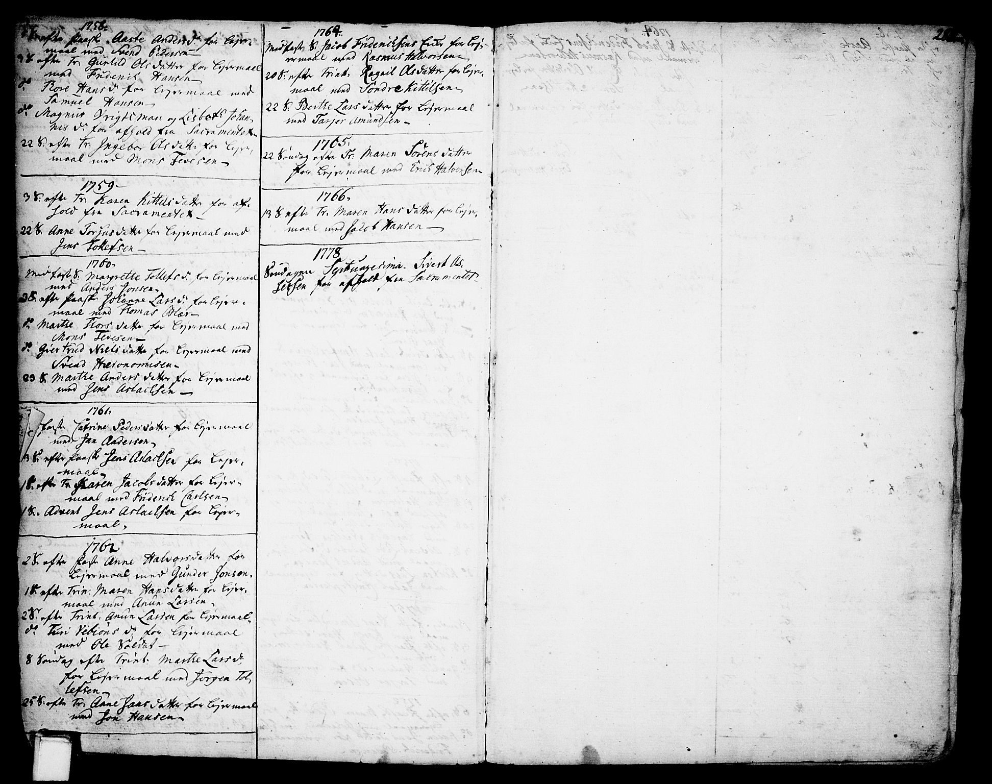 Gjerpen kirkebøker, SAKO/A-265/F/Fa/L0002: Parish register (official) no. I 2, 1747-1795, p. 286