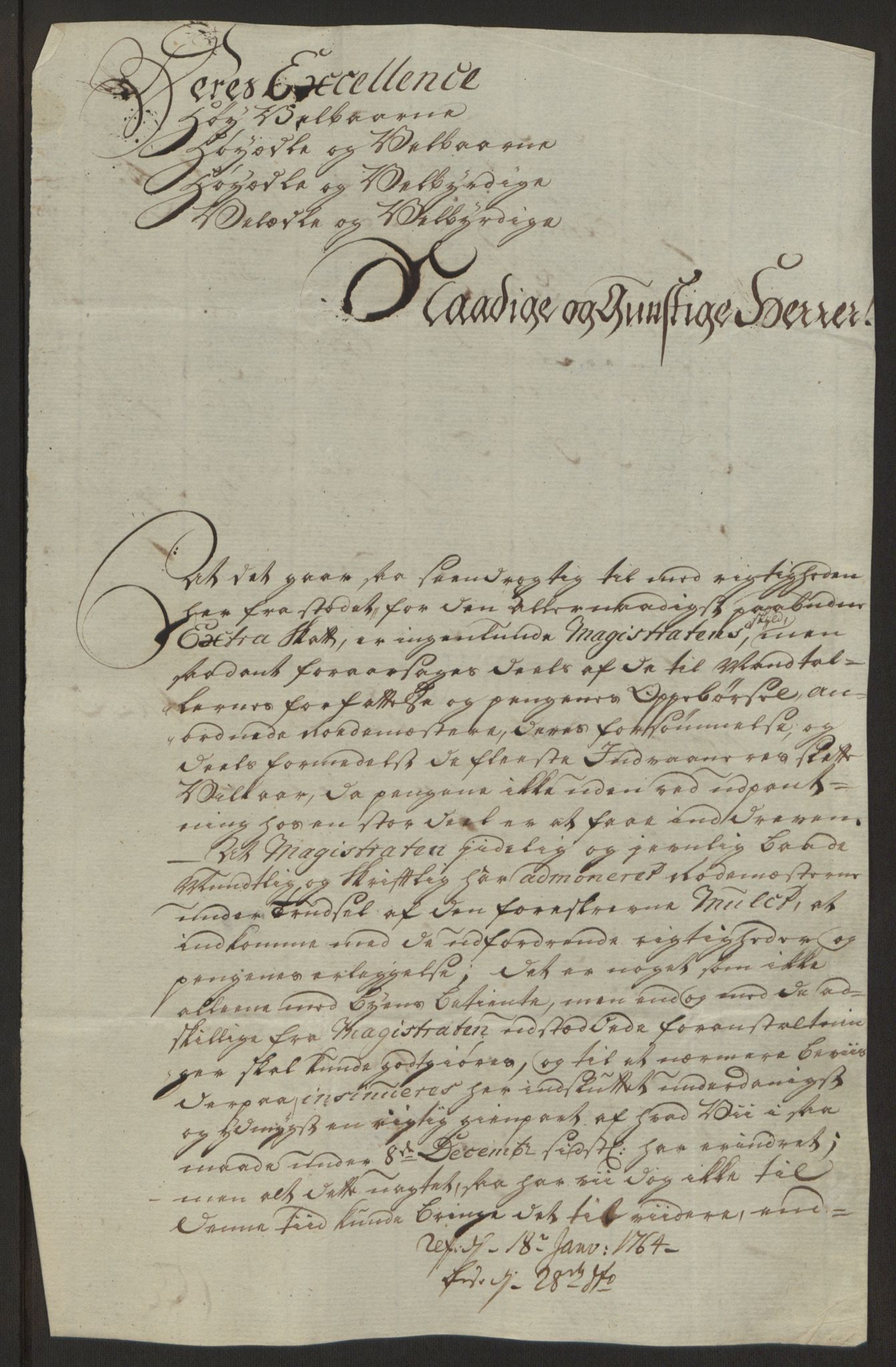 Rentekammeret inntil 1814, Reviderte regnskaper, Byregnskaper, AV/RA-EA-4066/R/Ra/L0006/0001: [A4] Kontribusjonsregnskap / Ekstraskatt, 1762-1772, p. 100