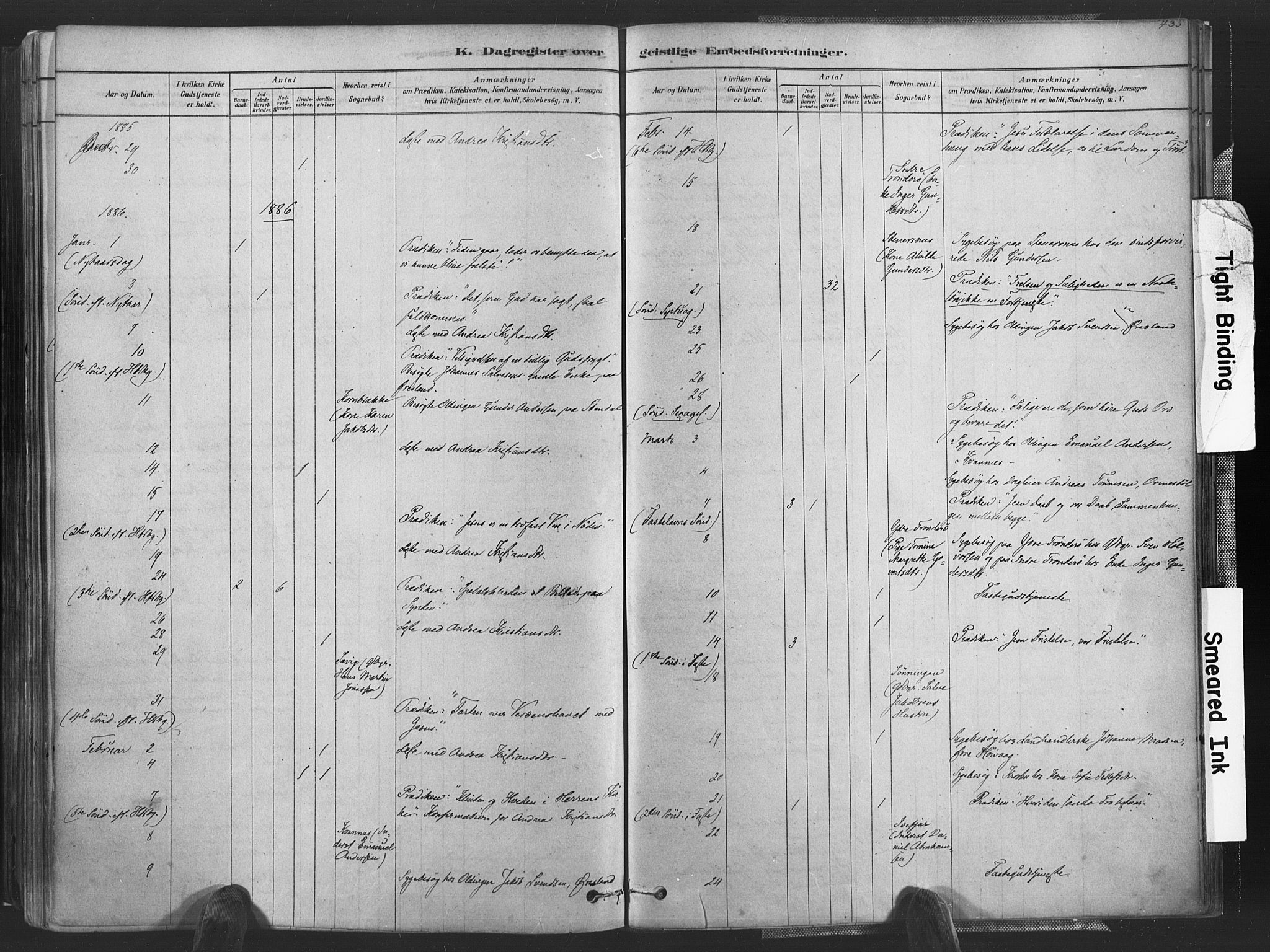 Høvåg sokneprestkontor, SAK/1111-0025/F/Fa/L0005: Parish register (official) no. A 5, 1878-1893, p. 435