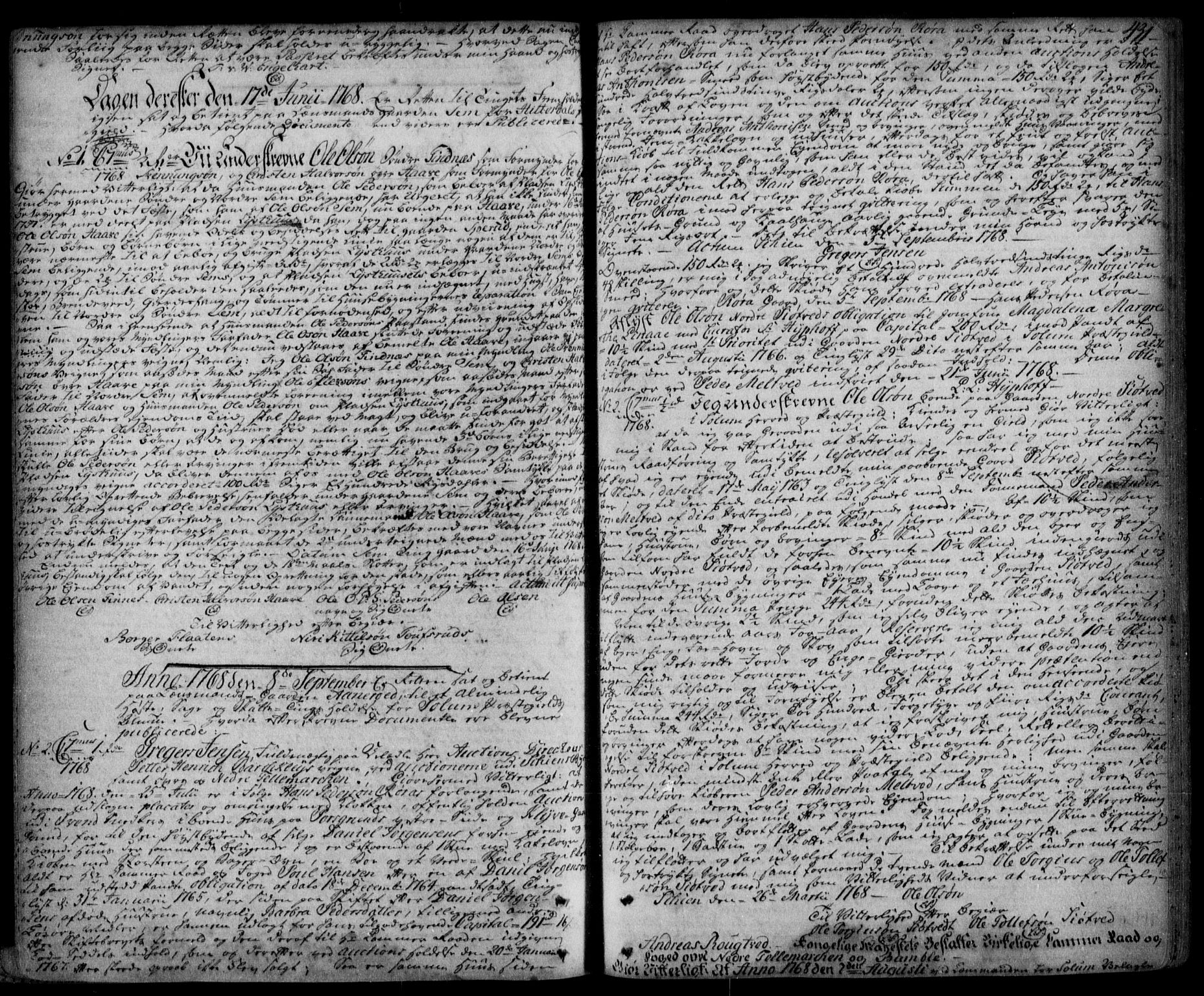 Nedre Telemark sorenskriveri, AV/SAKO-A-135/G/Ga/Gaa/L0001k: Mortgage book no. K, 1756-1775, p. 431
