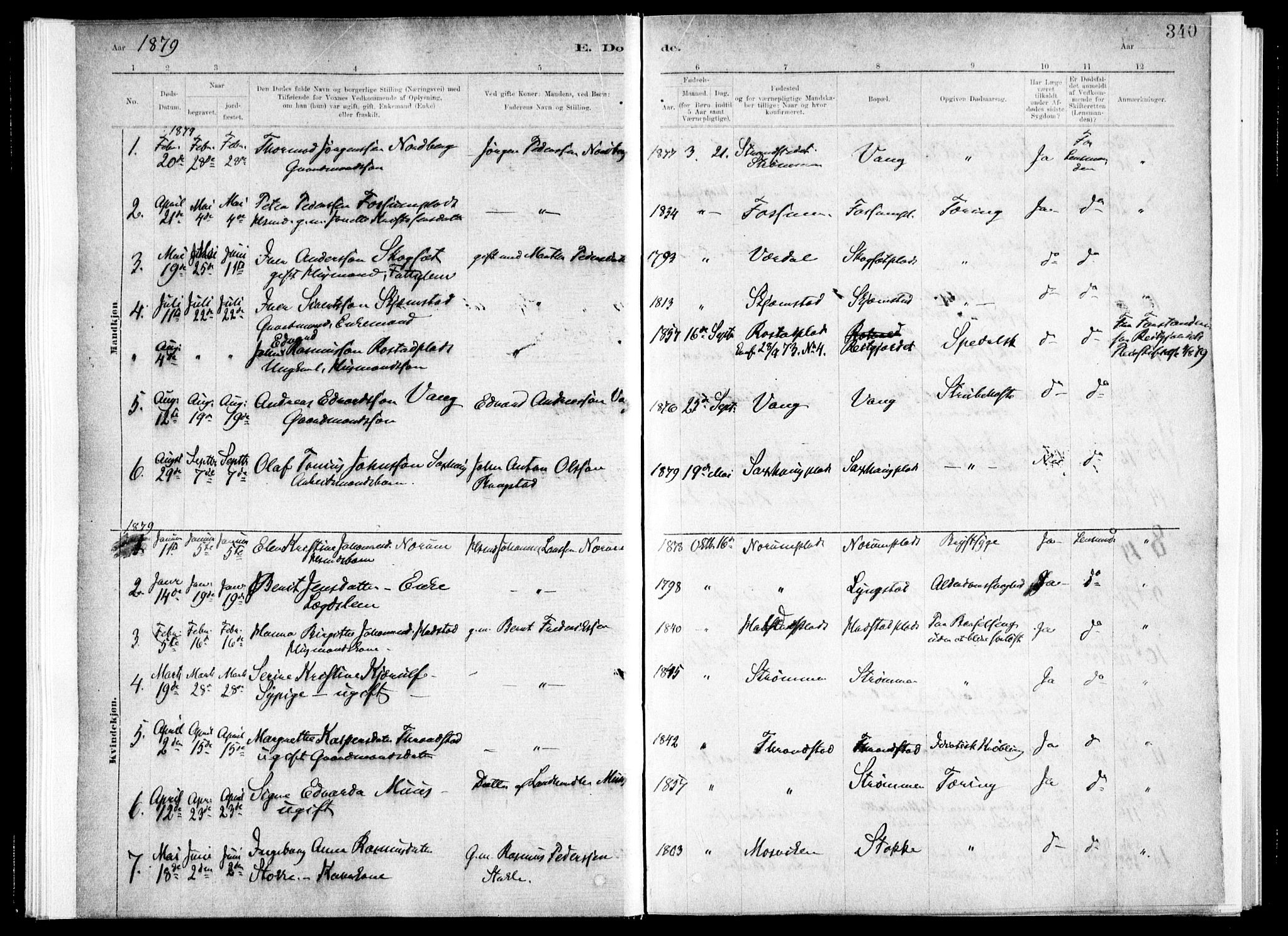 Ministerialprotokoller, klokkerbøker og fødselsregistre - Nord-Trøndelag, SAT/A-1458/730/L0285: Parish register (official) no. 730A10, 1879-1914, p. 340