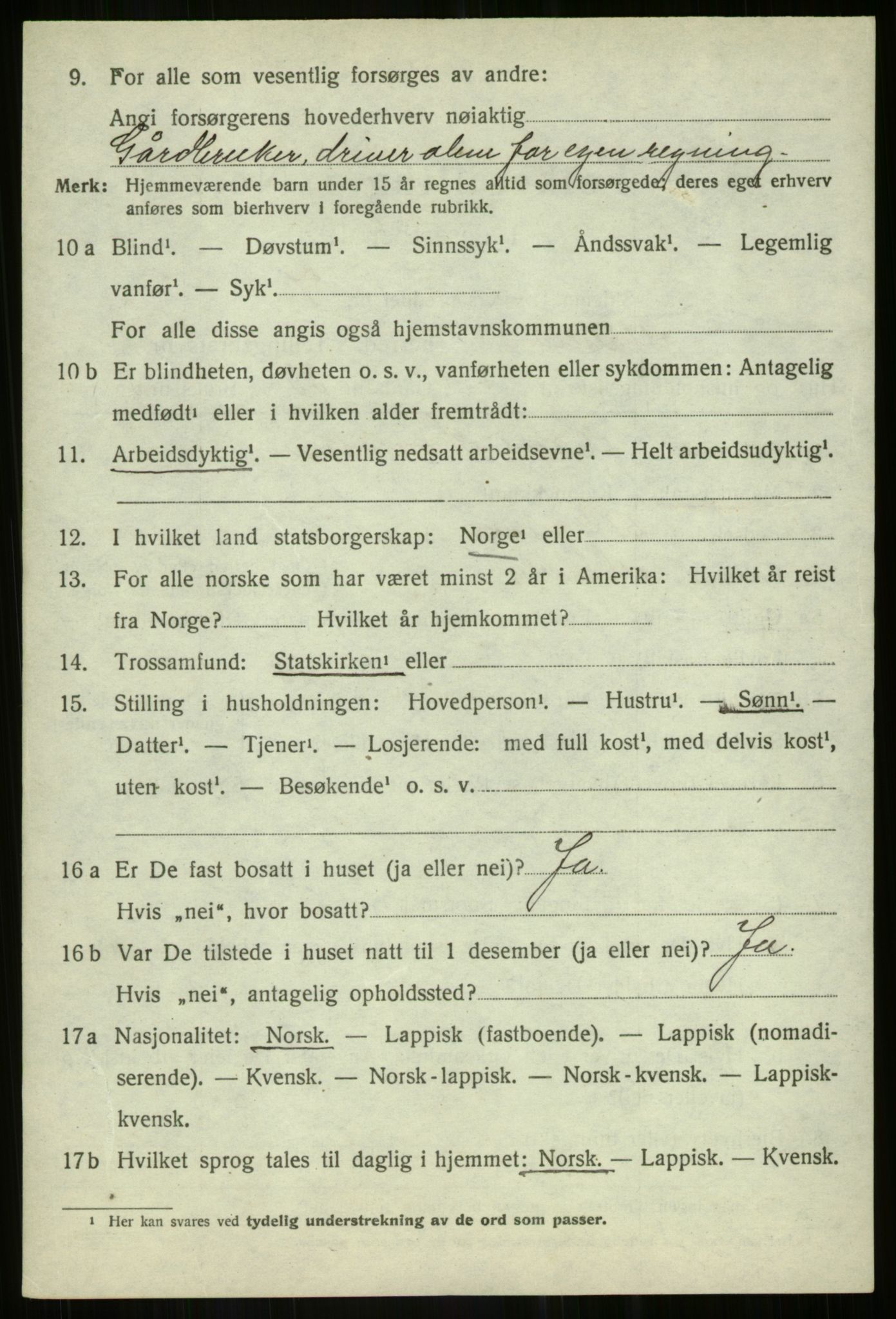 SATØ, 1920 census for Målselv, 1920, p. 6038