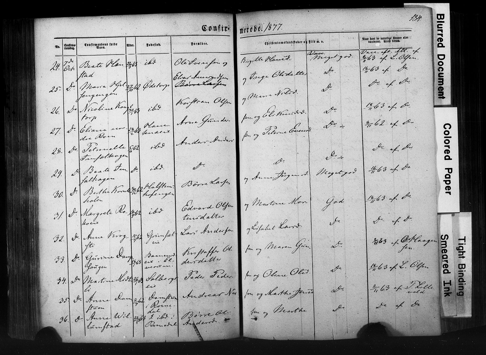 Løten prestekontor, AV/SAH-PREST-022/K/Ka/L0007: Parish register (official) no. 7, 1850-1859, p. 184