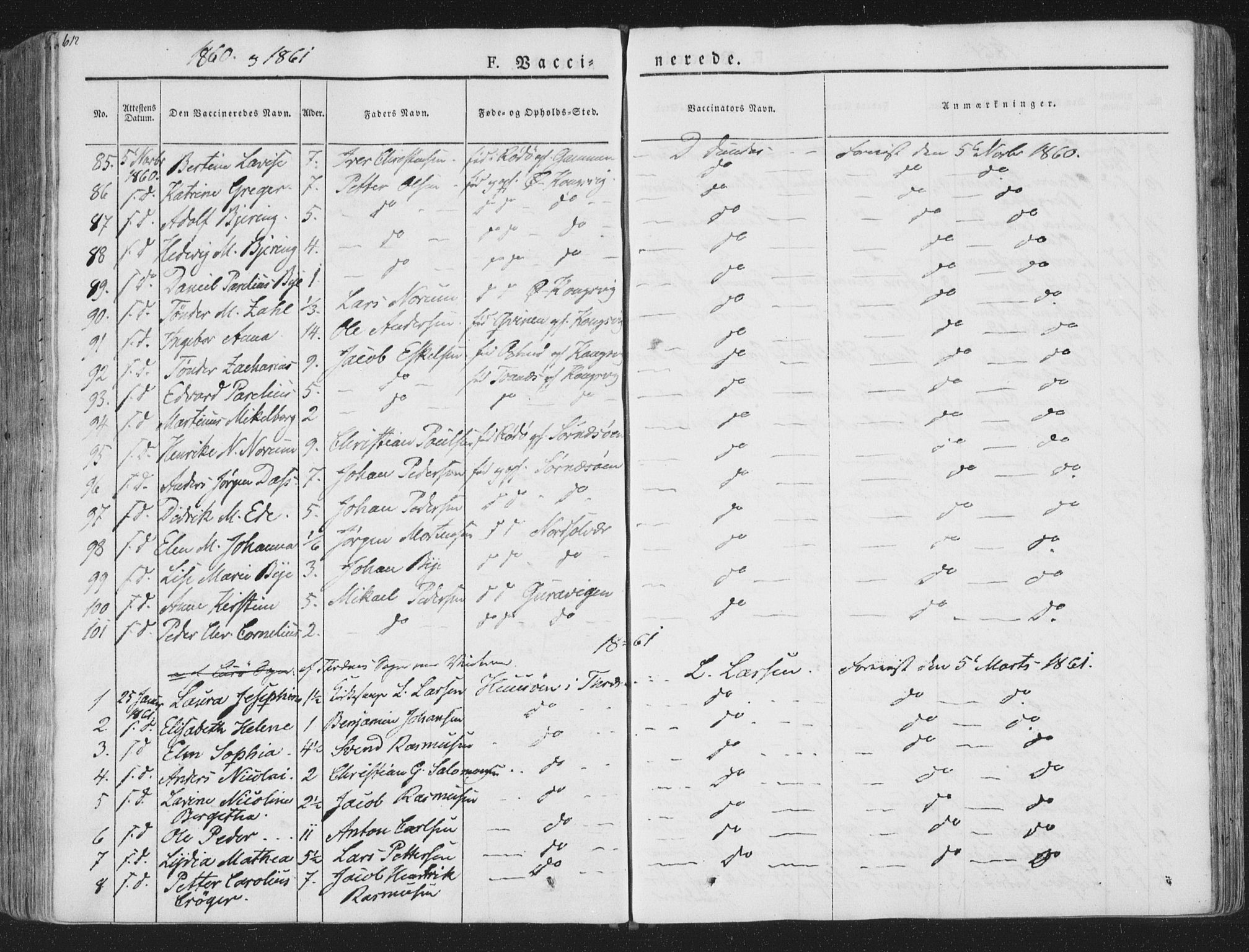 Ministerialprotokoller, klokkerbøker og fødselsregistre - Nordland, SAT/A-1459/839/L0566: Parish register (official) no. 839A03, 1825-1862, p. 612