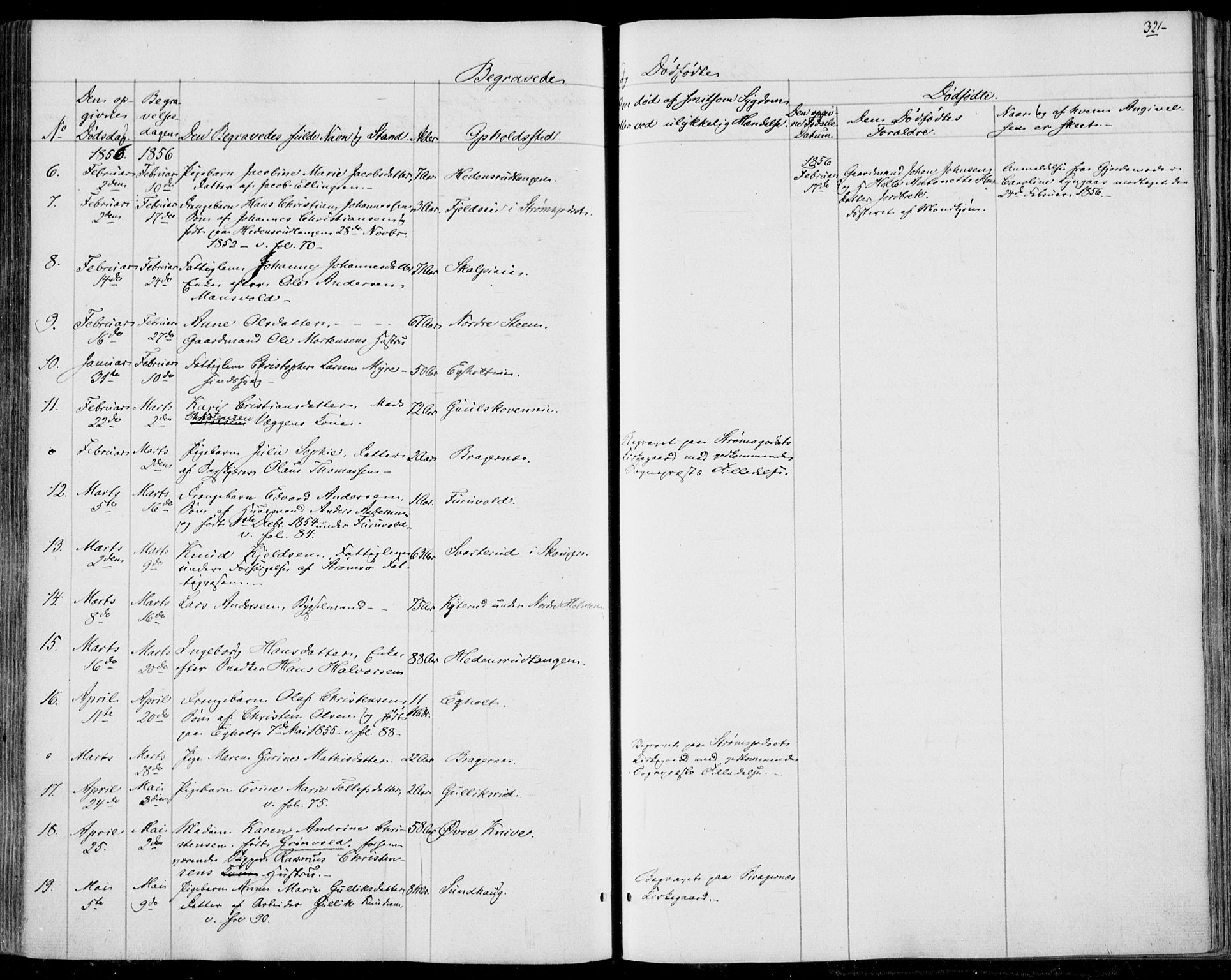 Skoger kirkebøker, AV/SAKO-A-59/F/Fa/L0003: Parish register (official) no. I 3, 1842-1861, p. 321