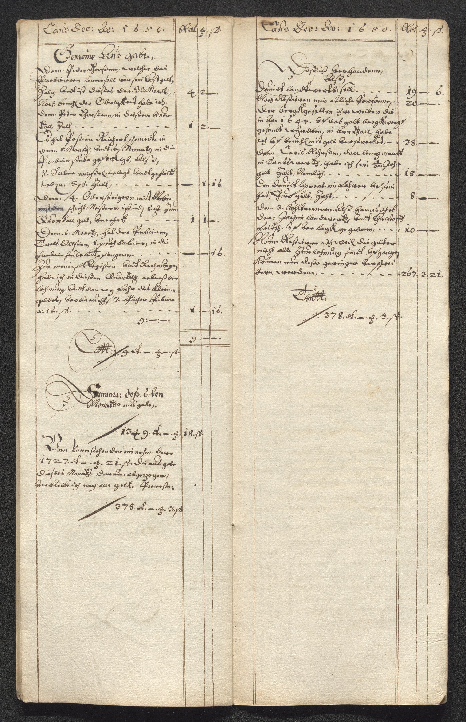 Kongsberg Sølvverk 1623-1816, SAKO/EA-3135/001/D/Dc/Dcd/L0024: Utgiftsregnskap for gruver m.m. , 1650, p. 133