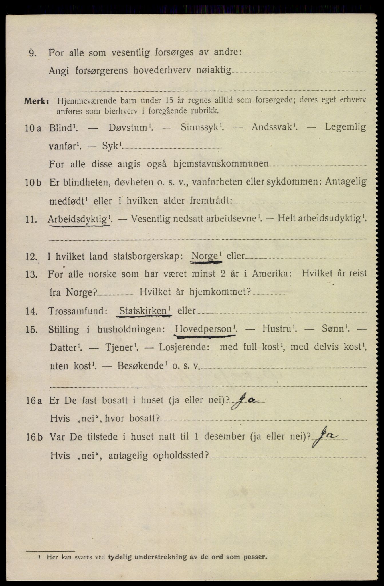 SAK, 1920 census for Flekkefjord, 1920, p. 3835