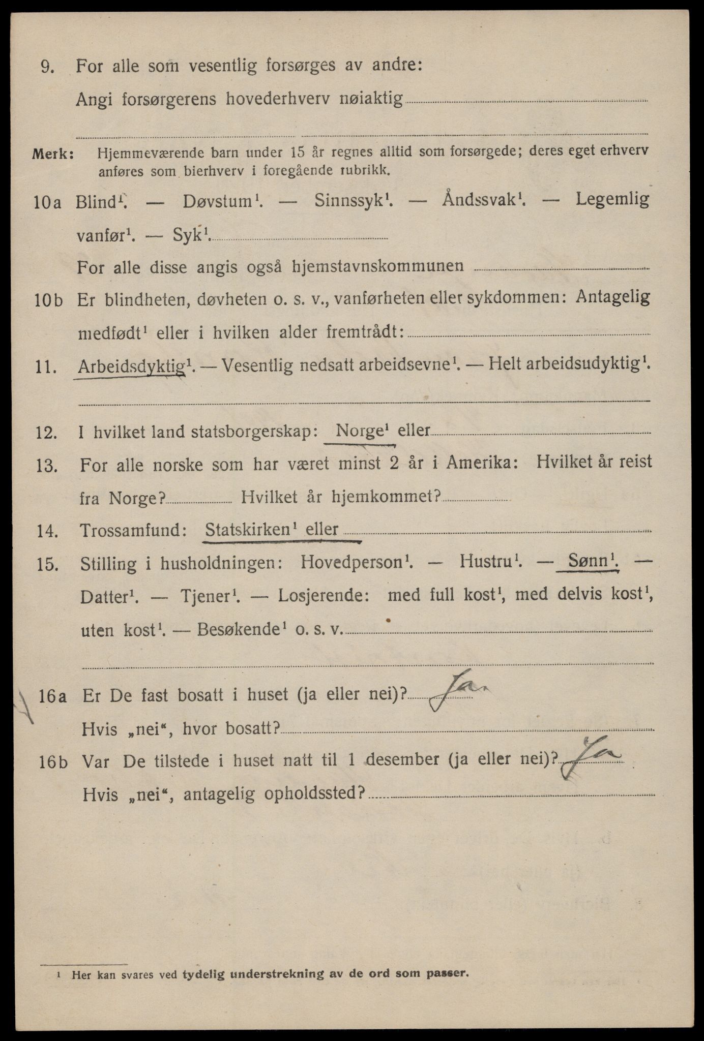 SAST, 1920 census for Stavanger, 1920, p. 84693