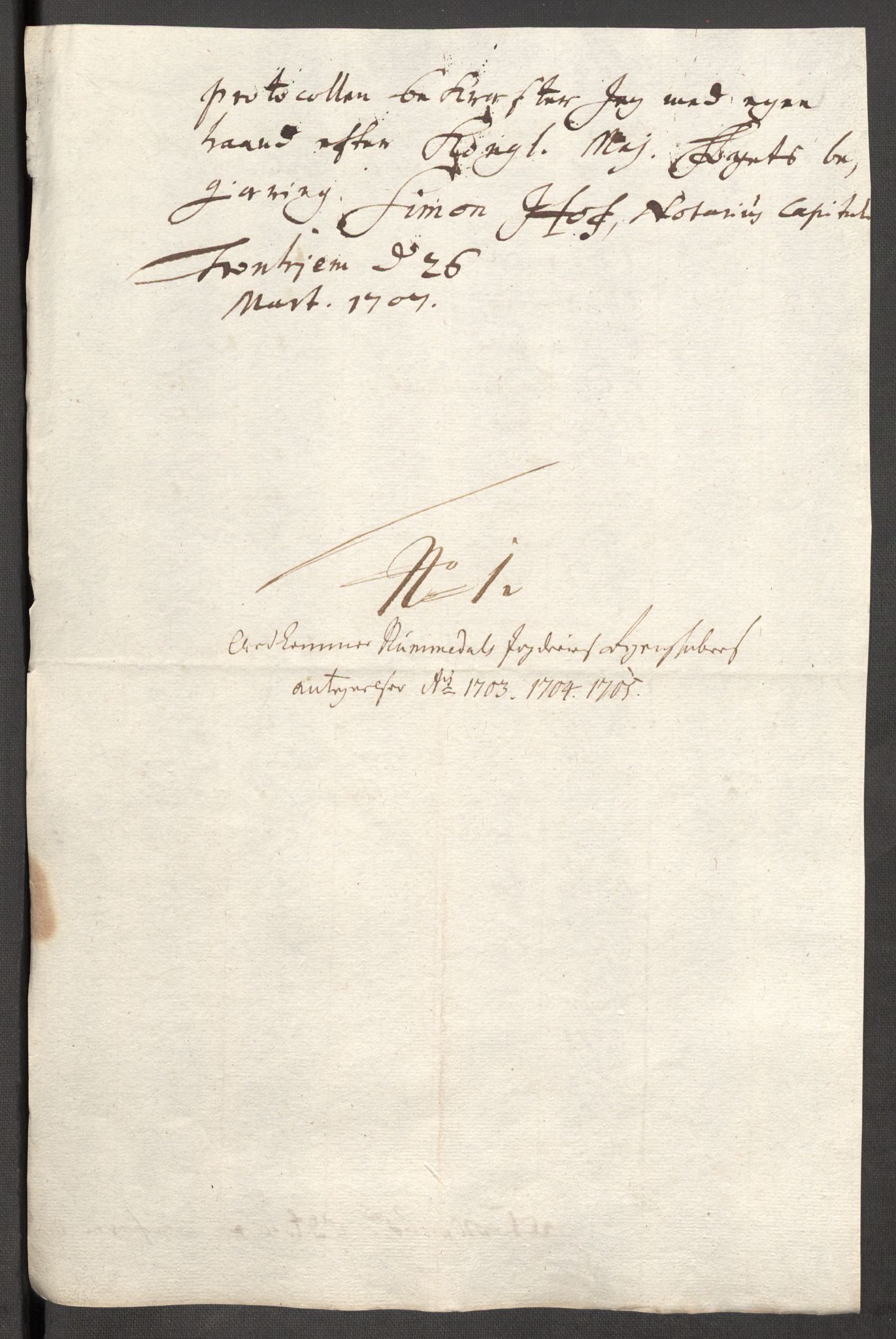 Rentekammeret inntil 1814, Reviderte regnskaper, Fogderegnskap, AV/RA-EA-4092/R64/L4429: Fogderegnskap Namdal, 1705-1706, p. 221