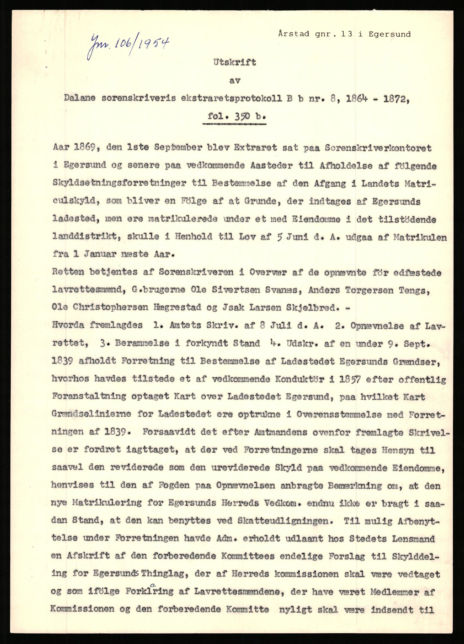 Statsarkivet i Stavanger, SAST/A-101971/03/Y/Yj/L0101: Avskrifter sortert etter gårdsnavn: Årstad - Åse øvre, 1750-1930, p. 2