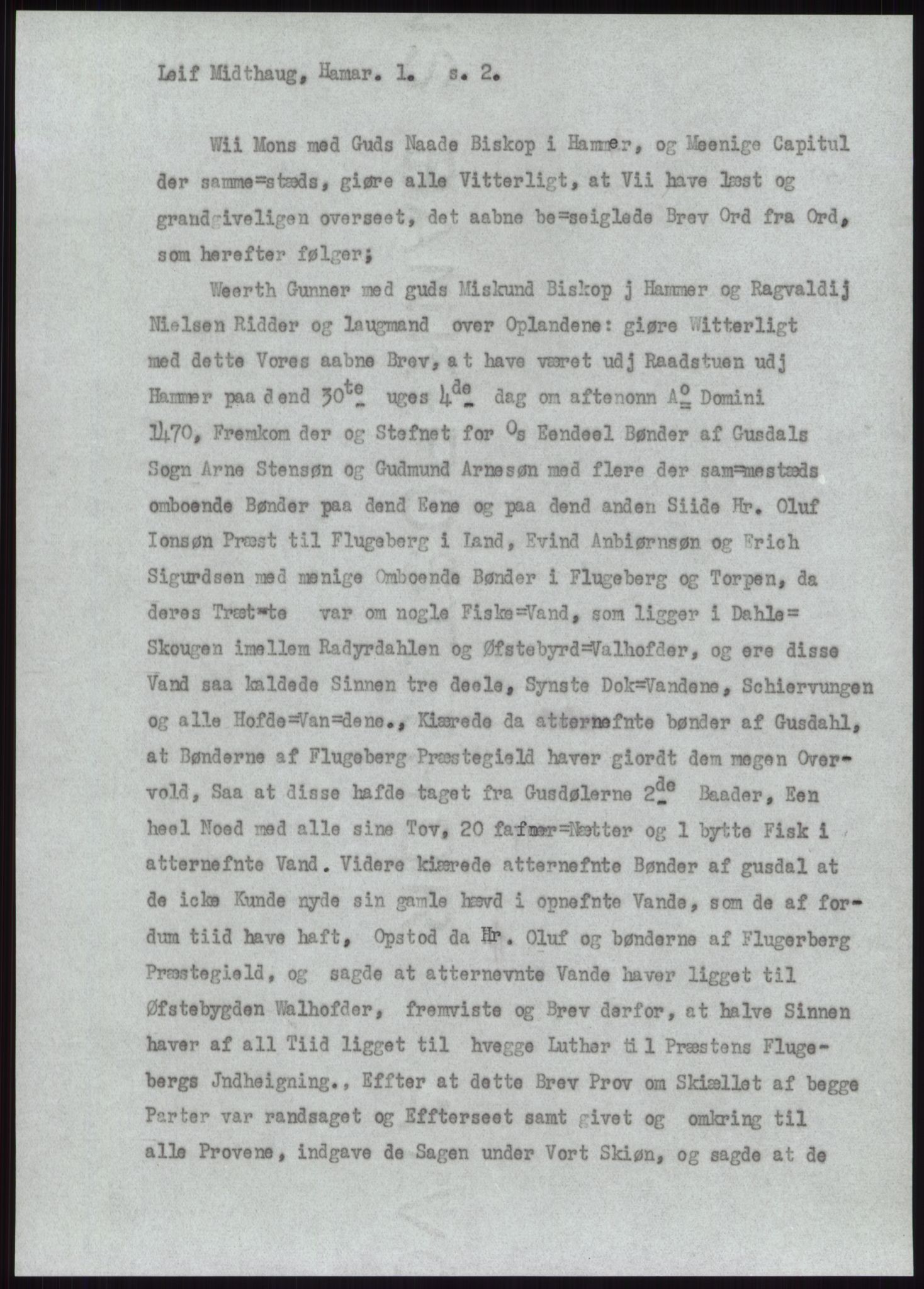 Samlinger til kildeutgivelse, Diplomavskriftsamlingen, AV/RA-EA-4053/H/Ha, p. 3239