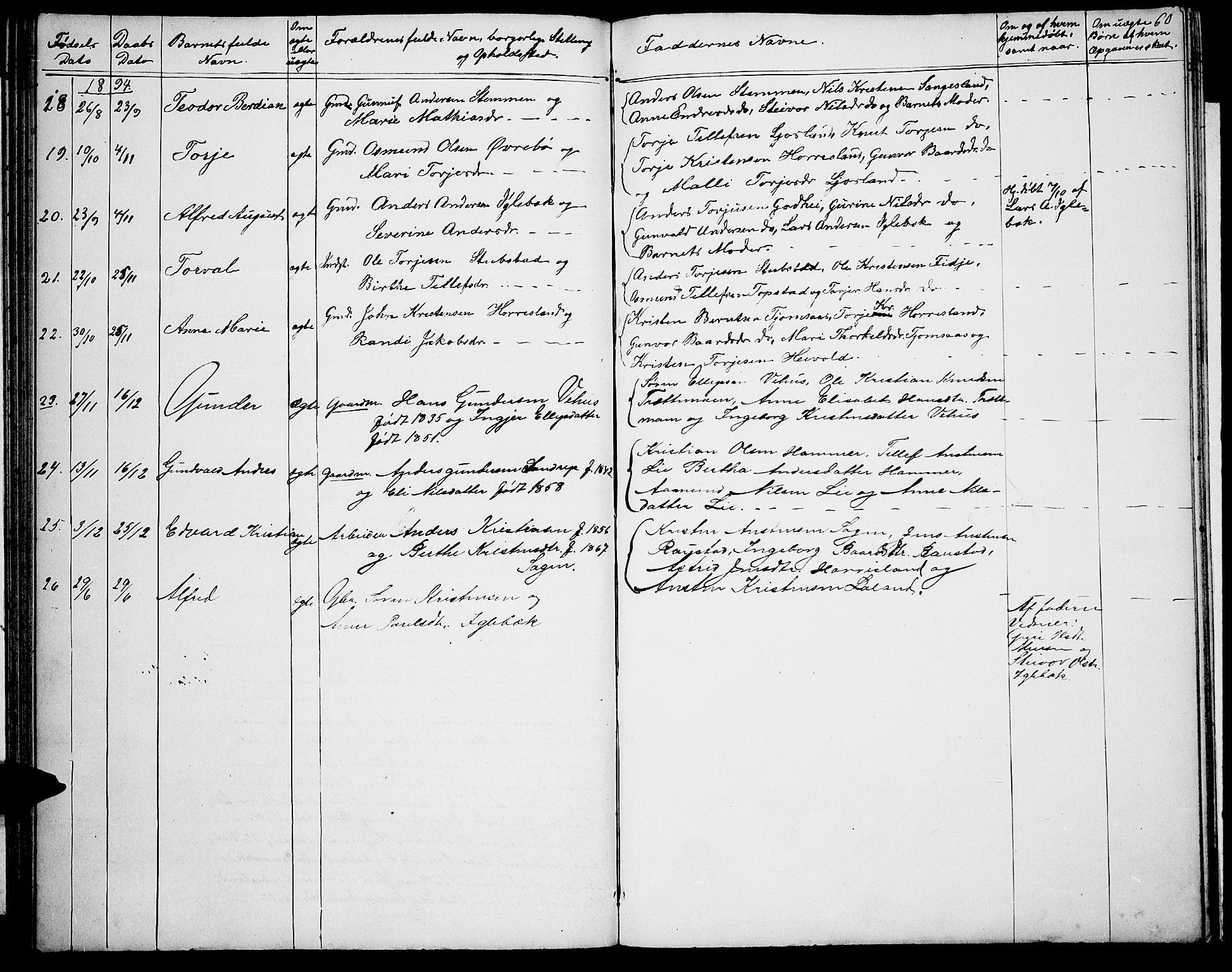 Vennesla sokneprestkontor, AV/SAK-1111-0045/Fb/Fbc/L0002: Parish register (copy) no. B 2, 1858-1894, p. 63