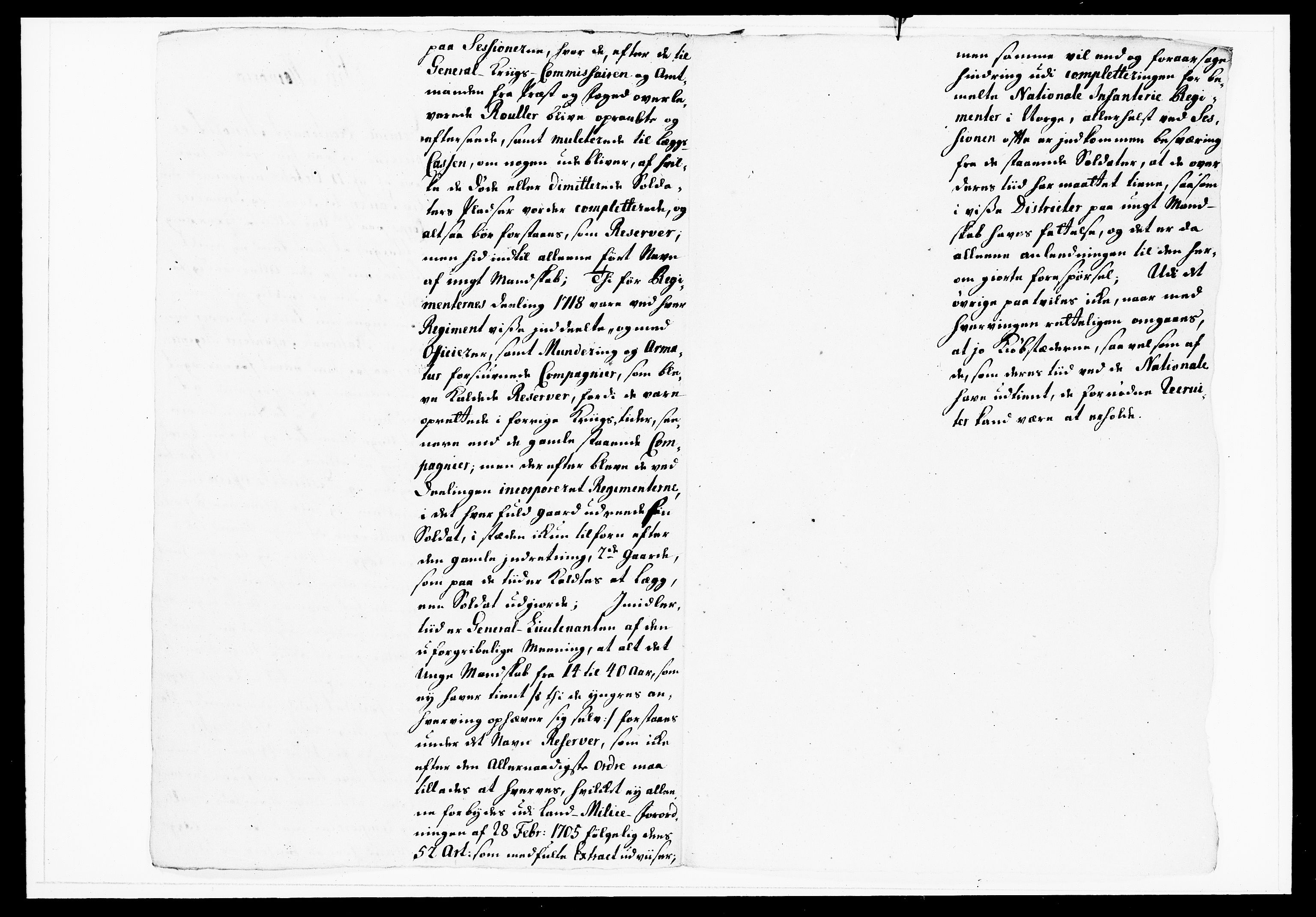 Krigskollegiet, Krigskancelliet, DRA/A-0006/-/1143-1150: Refererede sager, 1738, p. 563