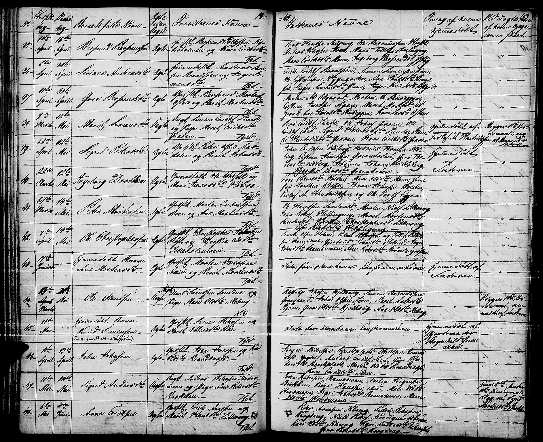 Tynset prestekontor, AV/SAH-PREST-058/H/Ha/Haa/L0019: Parish register (official) no. 19, 1829-1847, p. 104