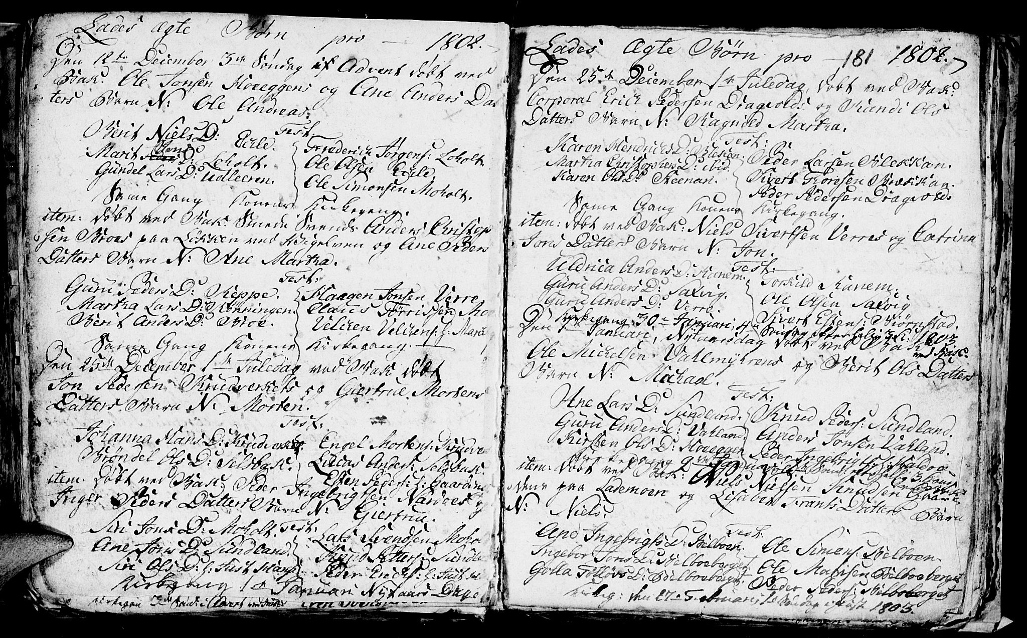 Ministerialprotokoller, klokkerbøker og fødselsregistre - Sør-Trøndelag, SAT/A-1456/606/L0305: Parish register (copy) no. 606C01, 1757-1819, p. 181