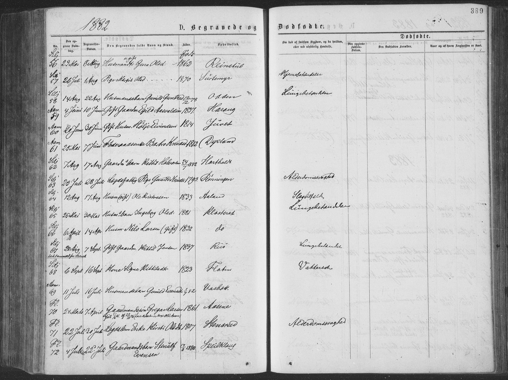 Seljord kirkebøker, SAKO/A-20/F/Fa/L0014: Parish register (official) no. I 14, 1877-1886, p. 389