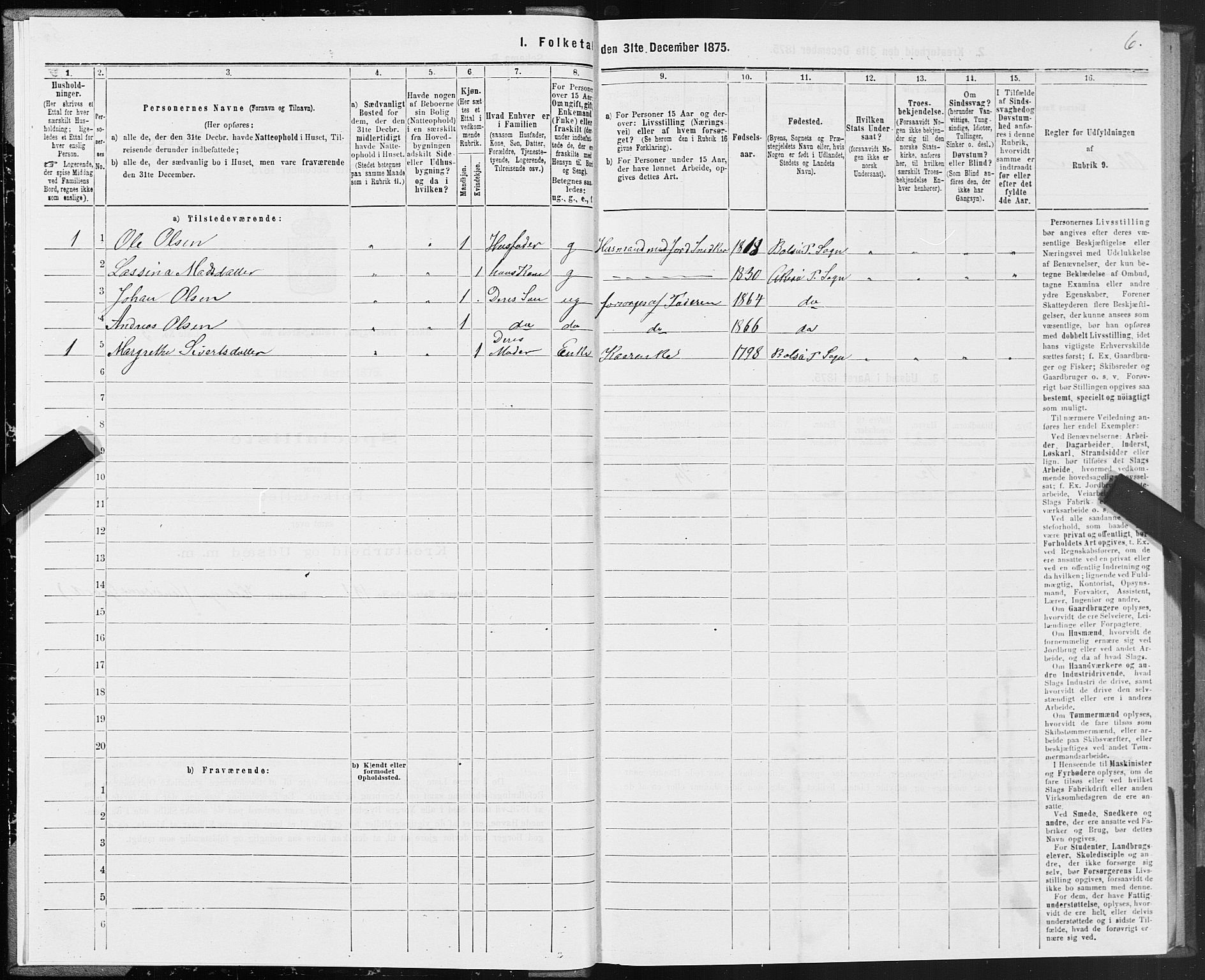 SAT, 1875 census for 1545P Aukra, 1875, p. 1006