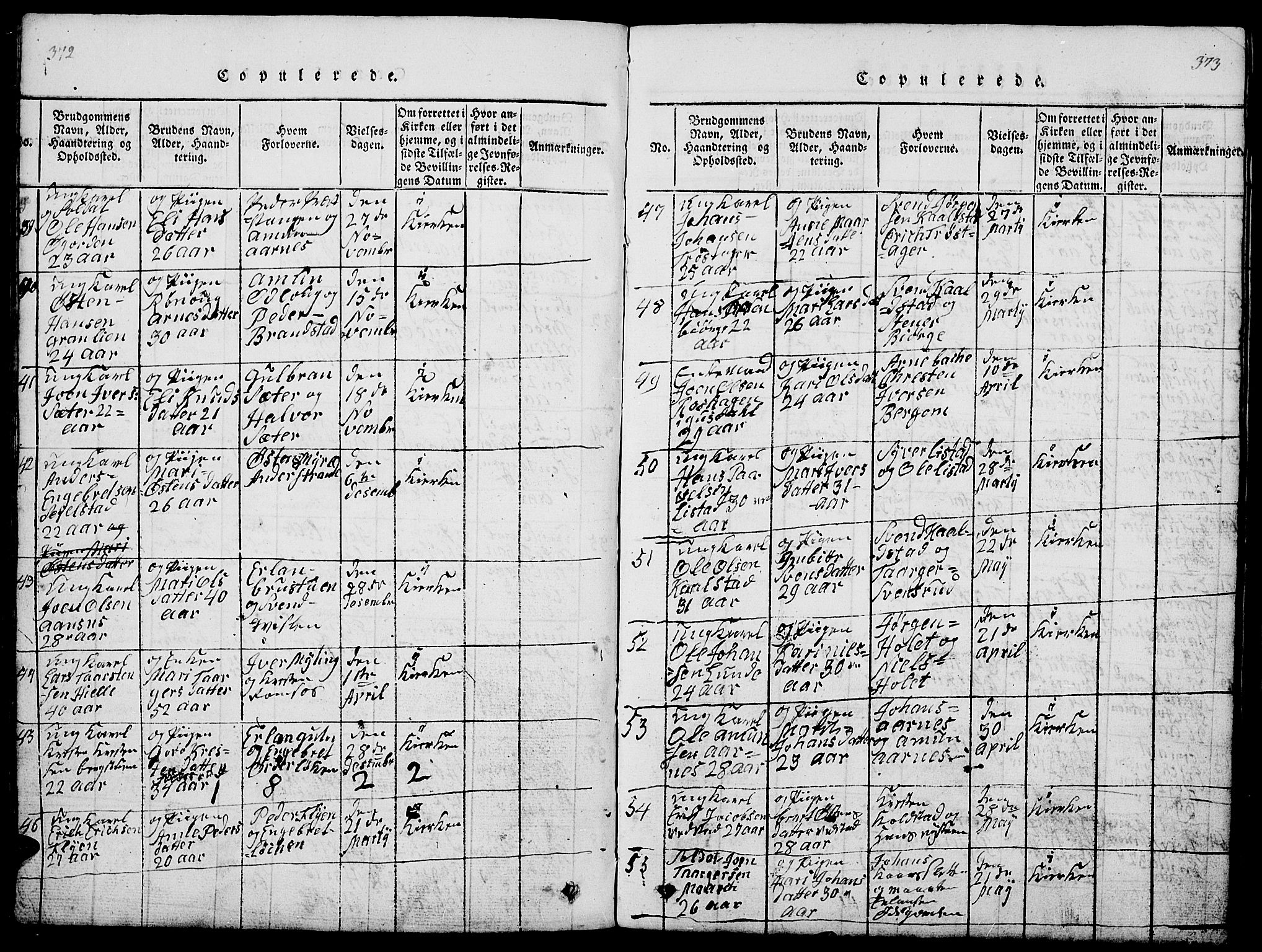 Ringebu prestekontor, AV/SAH-PREST-082/H/Ha/Hab/L0001: Parish register (copy) no. 1, 1821-1839, p. 372-373