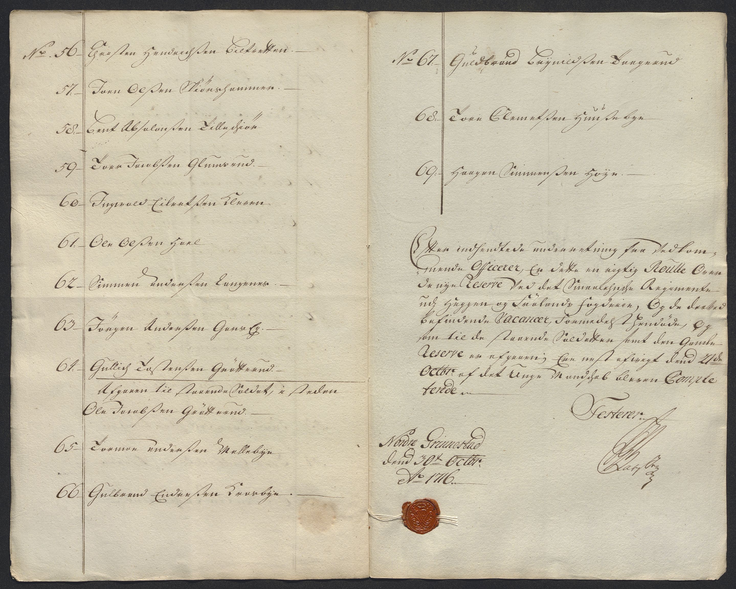 Kristiania stiftamt, AV/SAO-A-10386/E/Ed/Ede/L0005: Fogder, 1716, p. 89
