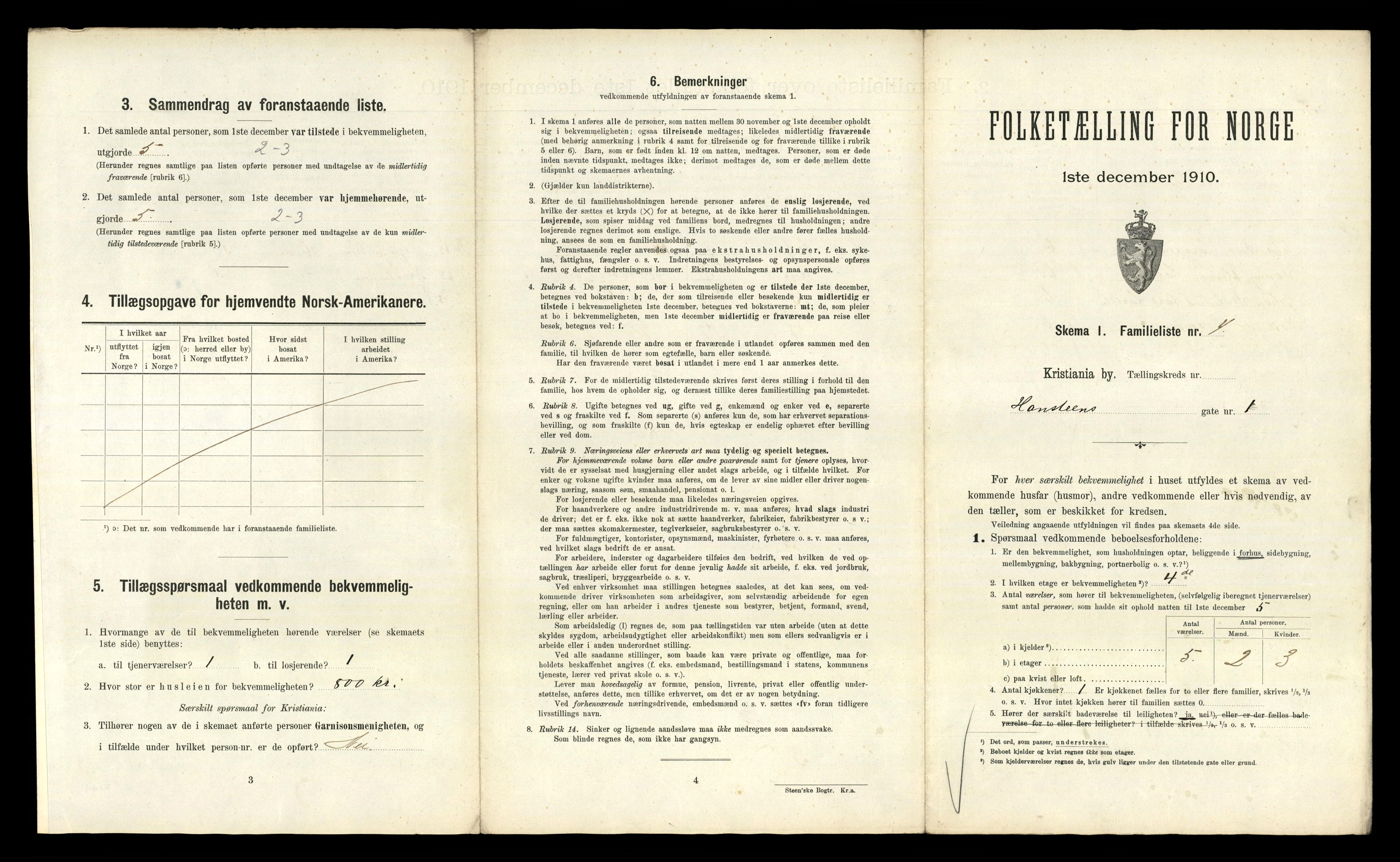 RA, 1910 census for Kristiania, 1910, p. 33633