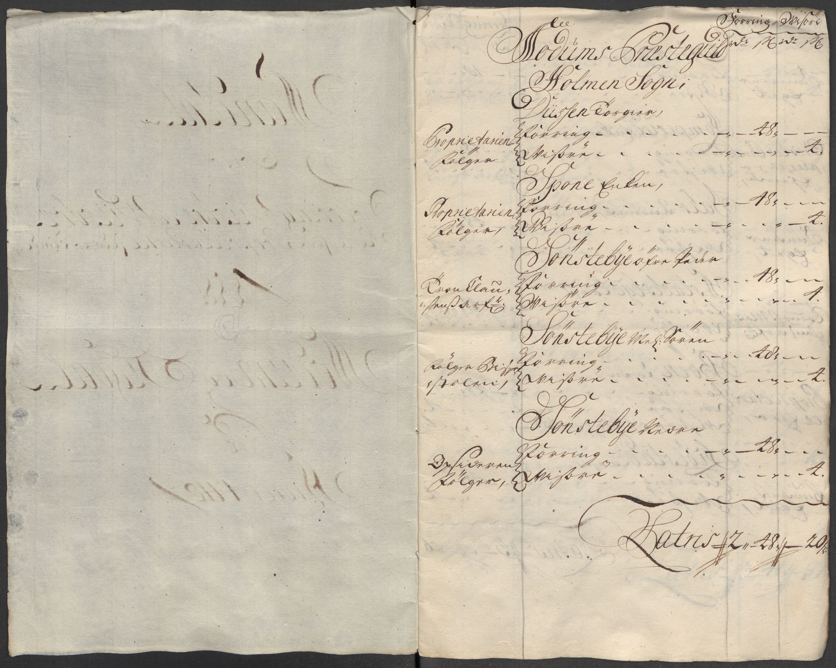 Rentekammeret inntil 1814, Reviderte regnskaper, Fogderegnskap, AV/RA-EA-4092/R31/L1712: Fogderegnskap Hurum, Røyken, Eiker, Lier og Buskerud, 1718, p. 264