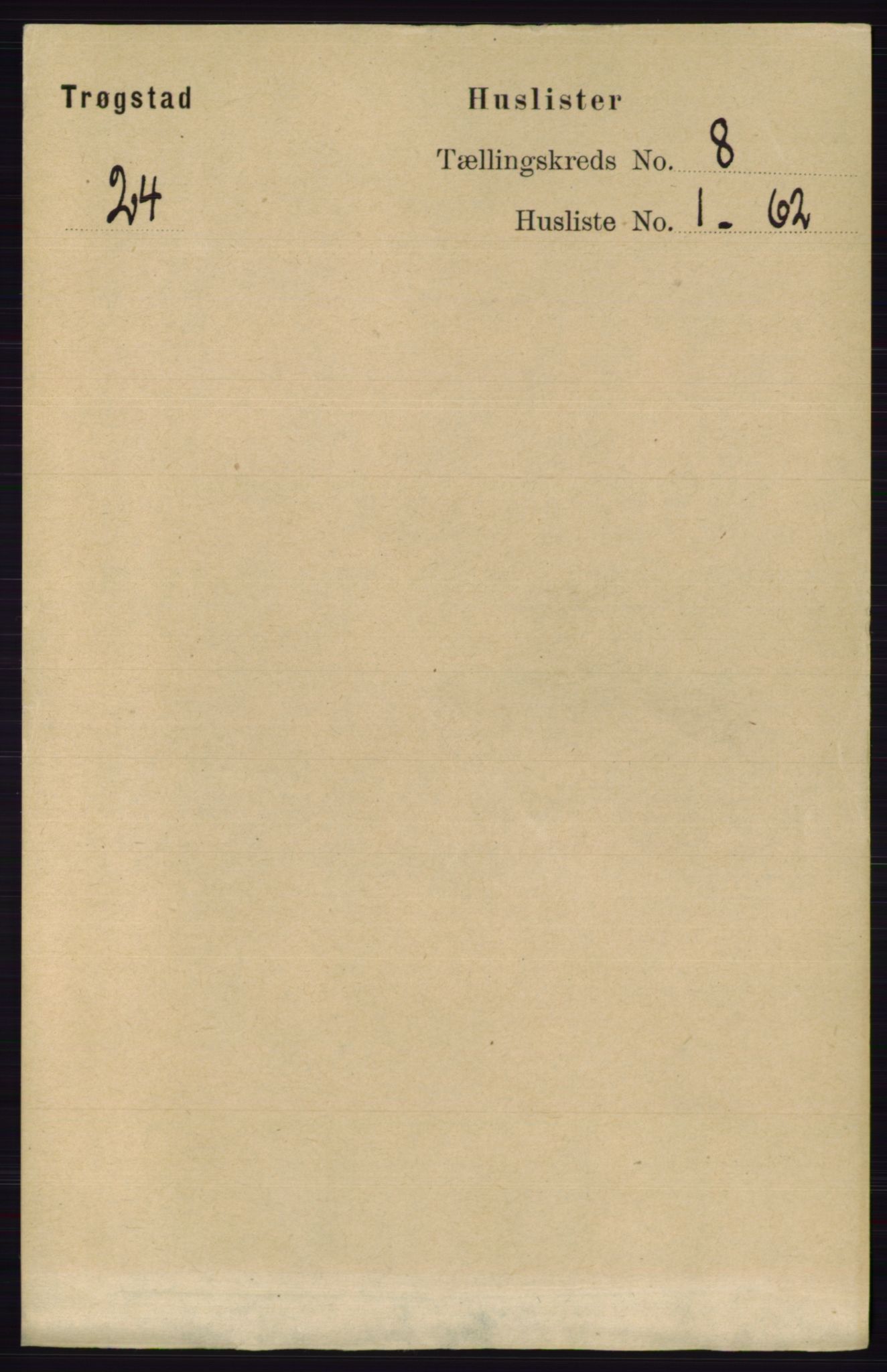 RA, 1891 Census for 0122 Trøgstad, 1891, p. 3370