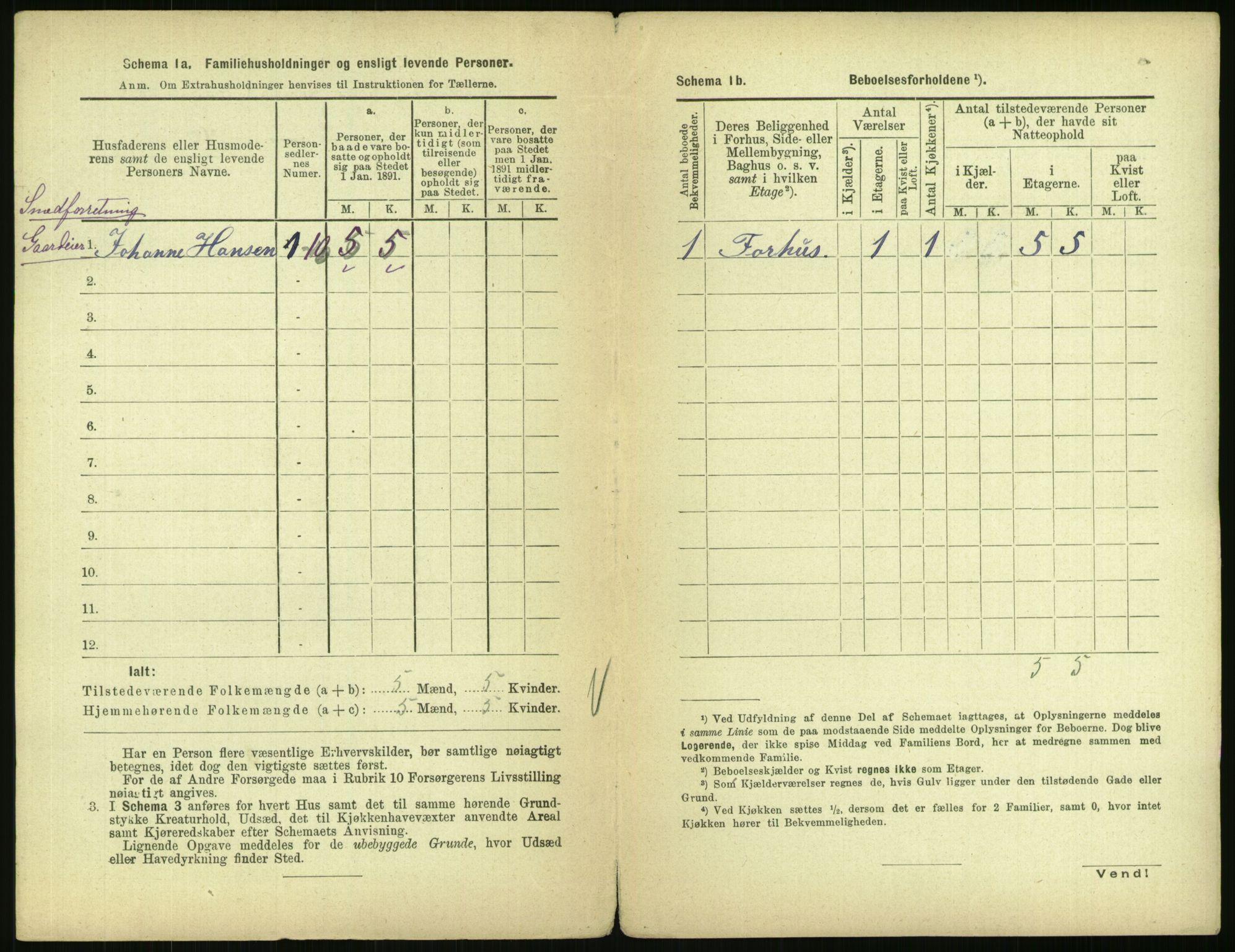 RA, 1891 census for 0301 Kristiania, 1891, p. 73418