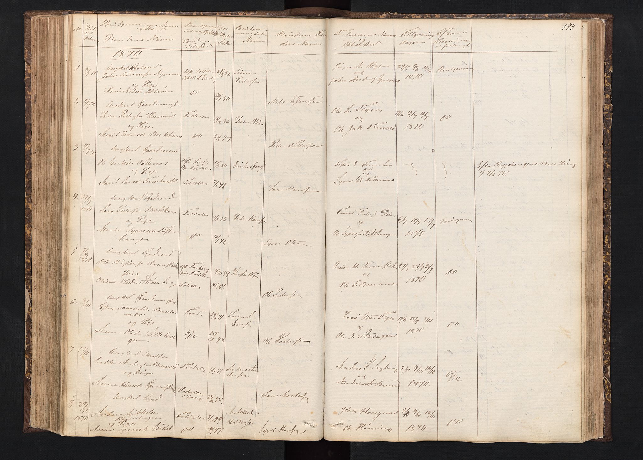 Alvdal prestekontor, SAH/PREST-060/H/Ha/Hab/L0001: Parish register (copy) no. 1, 1857-1893, p. 193