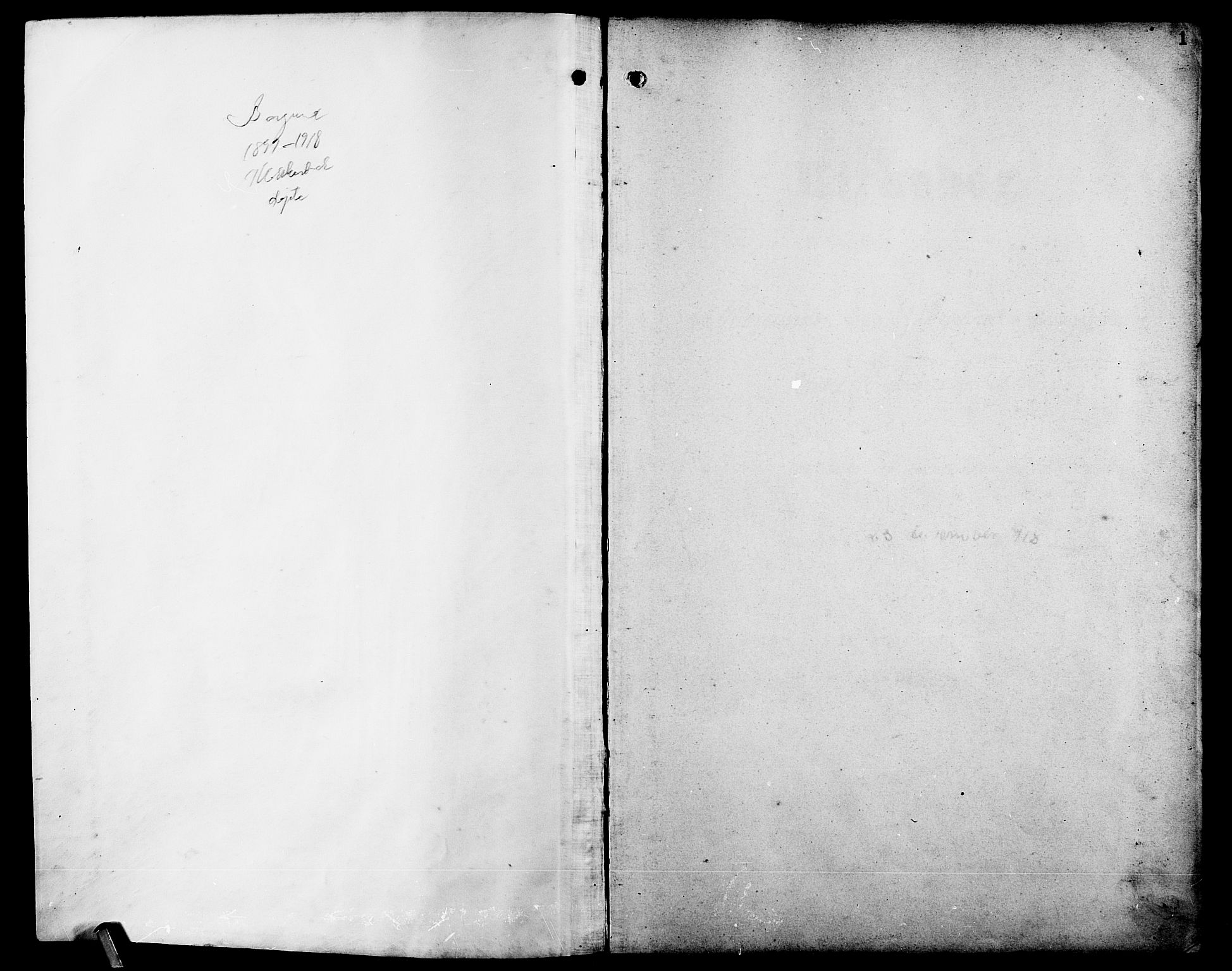 Ministerialprotokoller, klokkerbøker og fødselsregistre - Møre og Romsdal, SAT/A-1454/528/L0432: Parish register (copy) no. 528C13, 1898-1918, p. 1