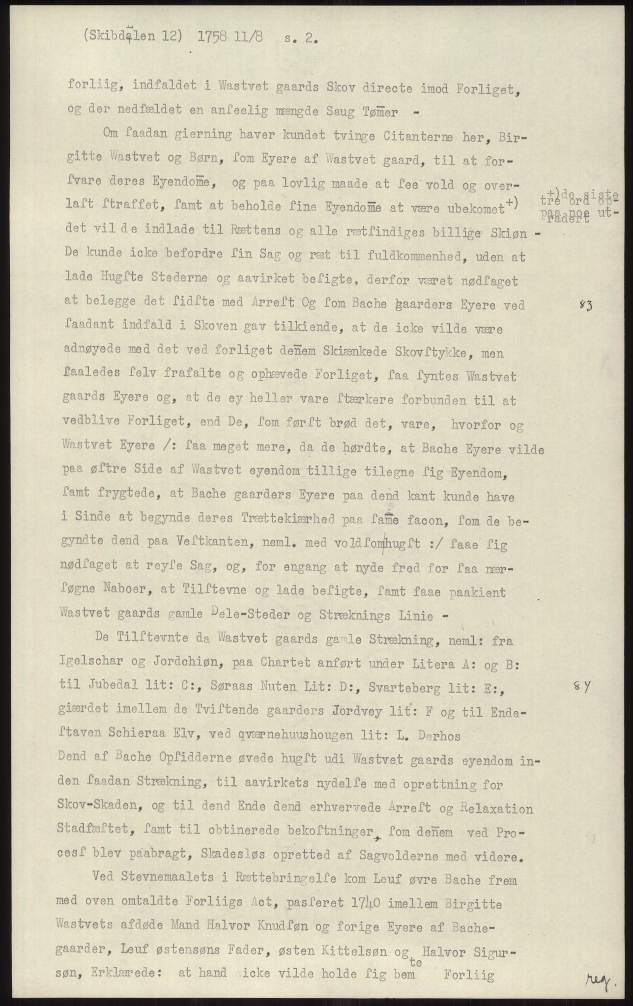 Samlinger til kildeutgivelse, Diplomavskriftsamlingen, AV/RA-EA-4053/H/Ha, p. 2982