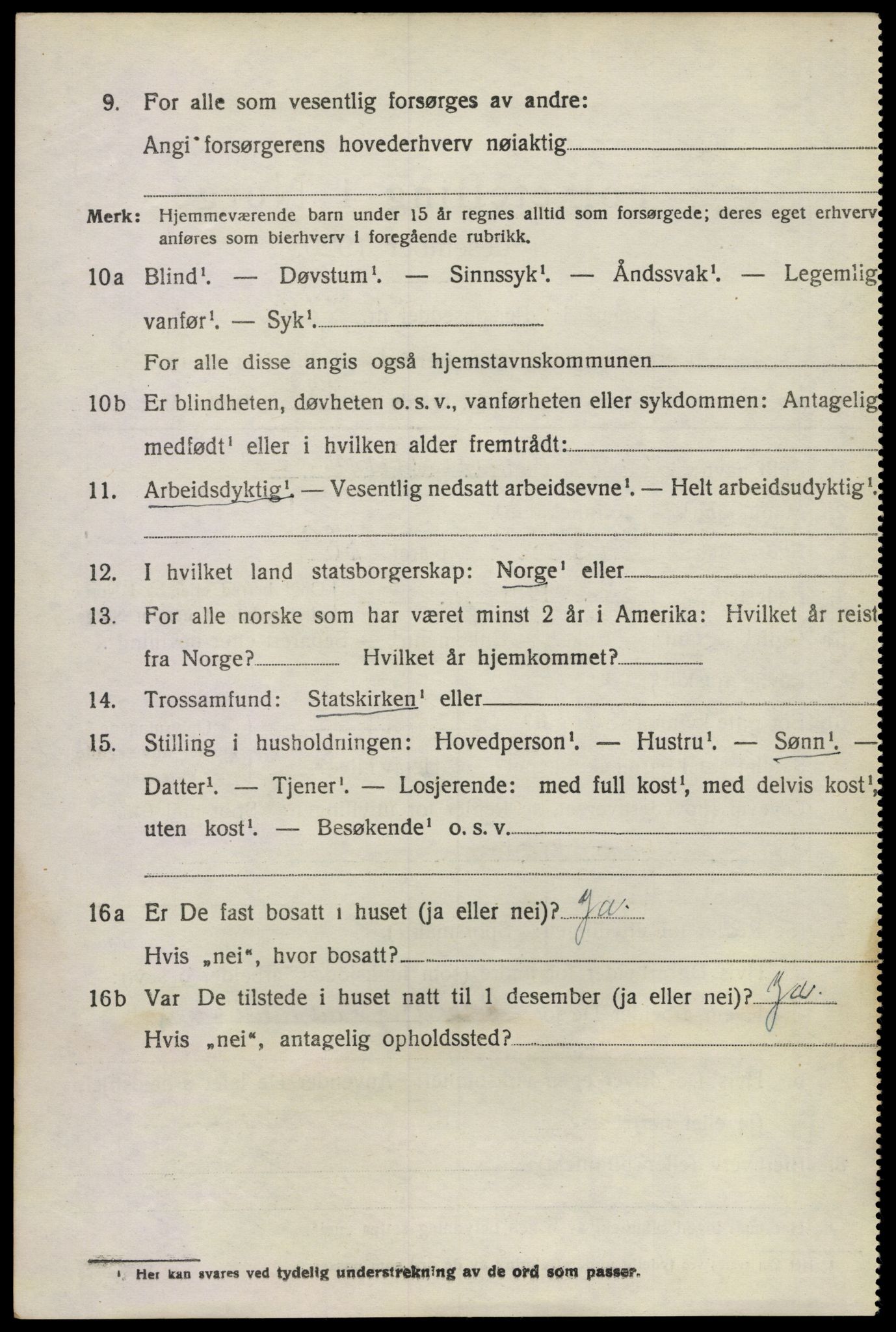 SAKO, 1920 census for Sem, 1920, p. 11172