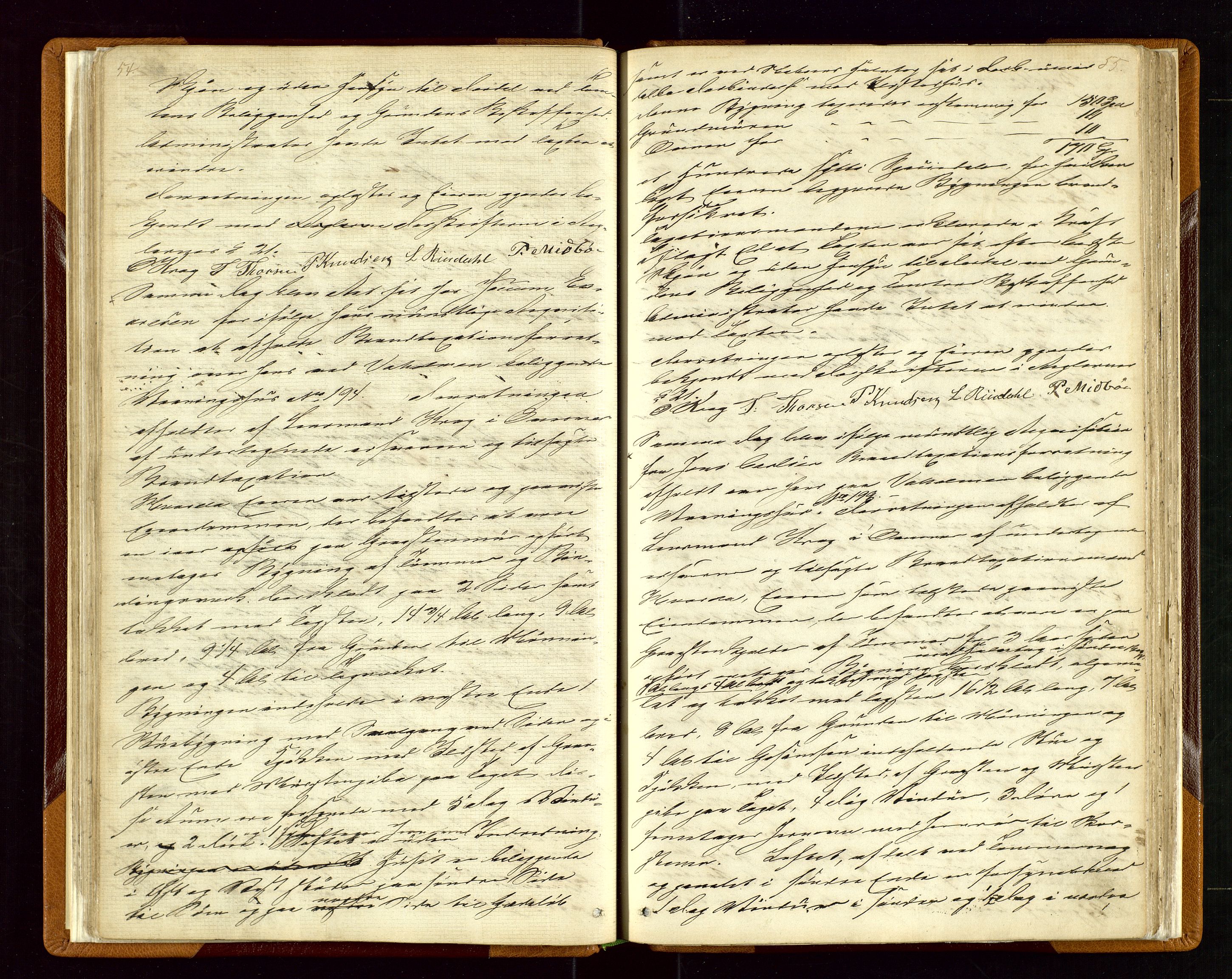 Skudenes lensmannskontor, AV/SAST-A-100444/Goa/L0002: Branntakstprotokoll, 1861-1877, p. 54-55