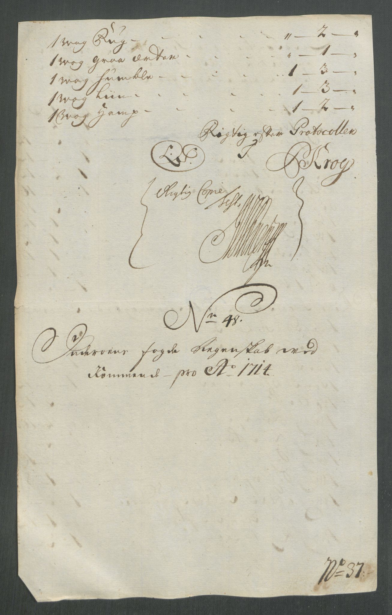 Rentekammeret inntil 1814, Reviderte regnskaper, Fogderegnskap, AV/RA-EA-4092/R63/L4322: Fogderegnskap Inderøy, 1714, p. 366