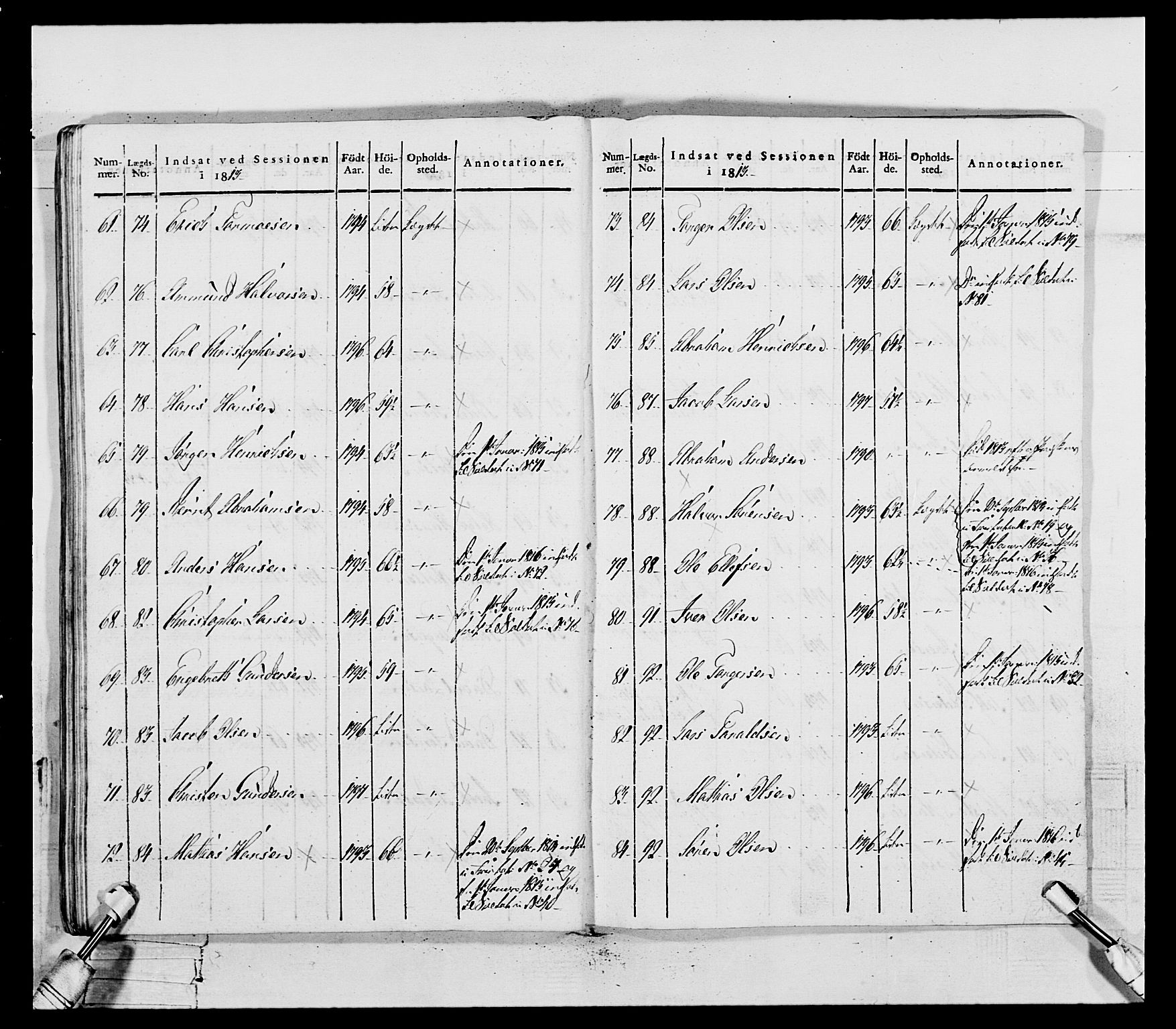 Generalitets- og kommissariatskollegiet, Det kongelige norske kommissariatskollegium, AV/RA-EA-5420/E/Eh/L0118: Telemarkske nasjonale infanteriregiment, 1814, p. 316