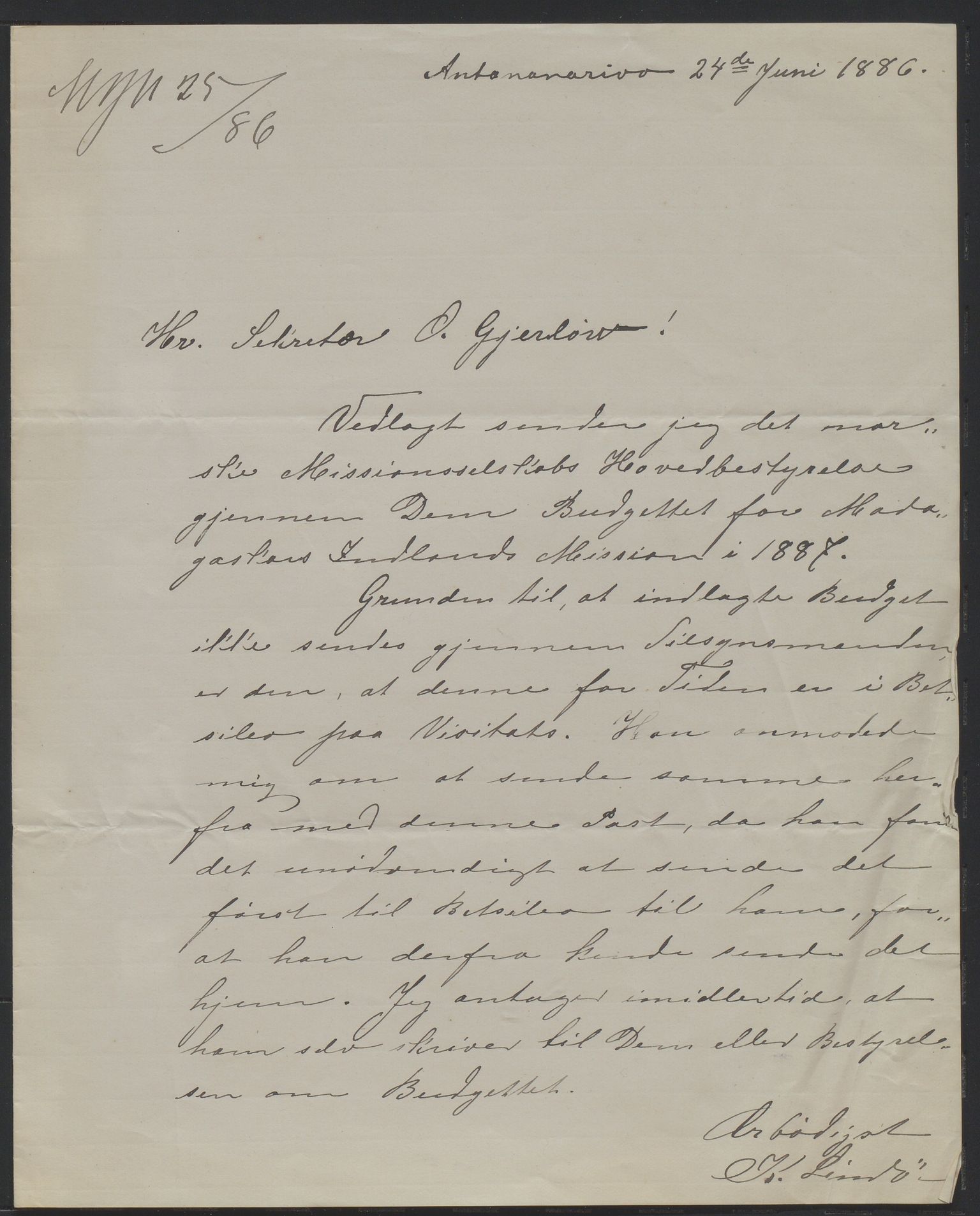 Det Norske Misjonsselskap - hovedadministrasjonen, VID/MA-A-1045/D/Da/Daa/L0036/0011: Konferansereferat og årsberetninger / Konferansereferat fra Madagaskar Innland., 1886