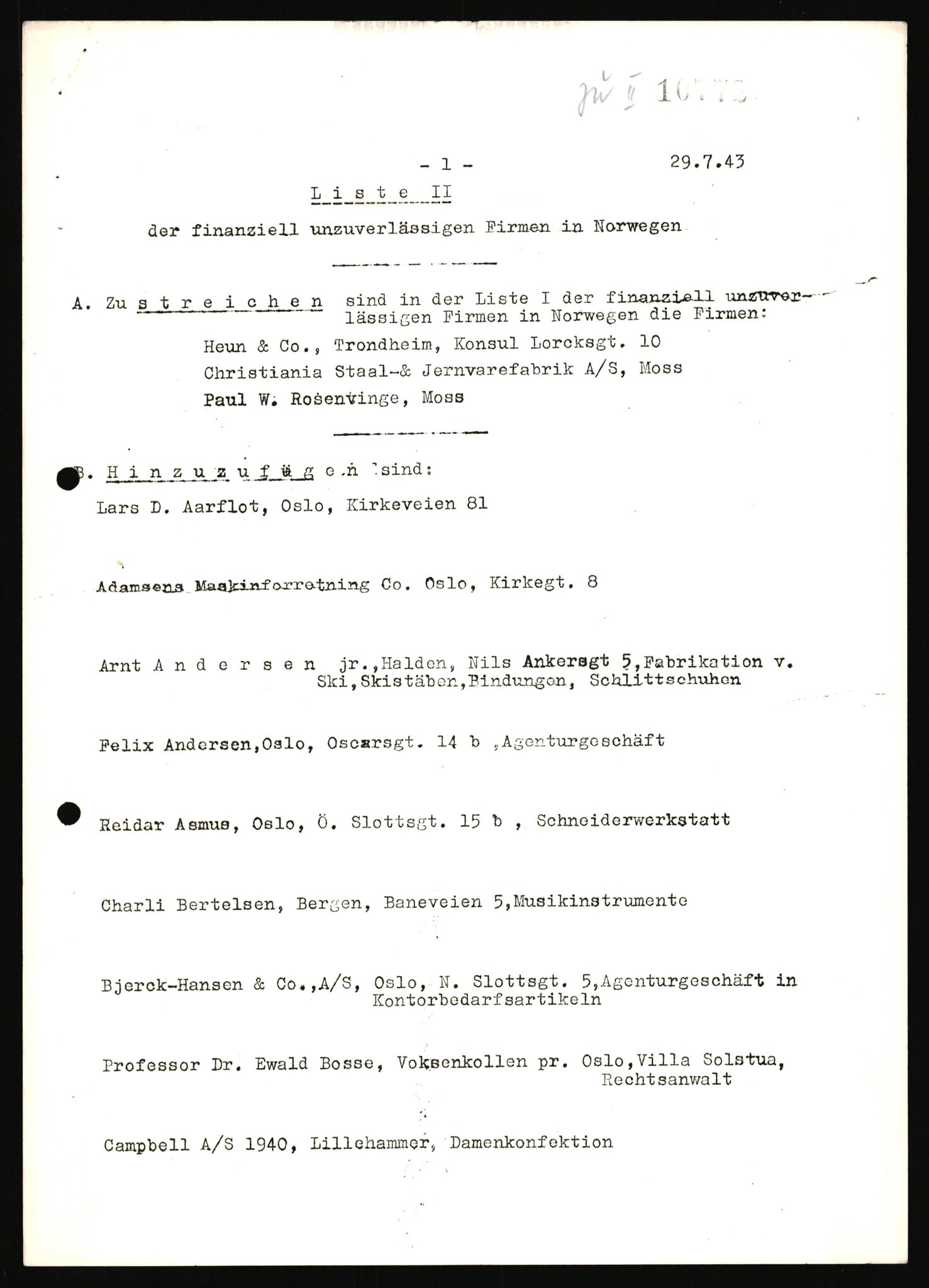 Forsvarets Overkommando. 2 kontor. Arkiv 11.4. Spredte tyske arkivsaker, AV/RA-RAFA-7031/D/Dar/Darb/L0003: Reichskommissariat - Hauptabteilung Vervaltung, 1940-1945, p. 1677