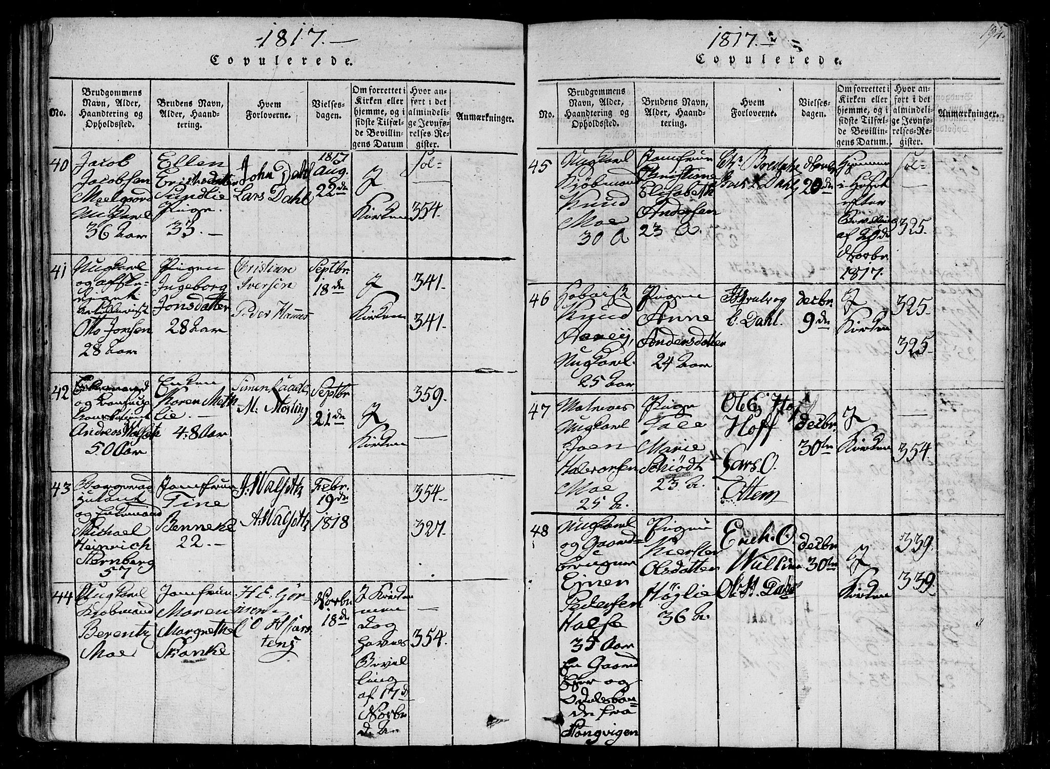 Ministerialprotokoller, klokkerbøker og fødselsregistre - Sør-Trøndelag, SAT/A-1456/602/L0107: Parish register (official) no. 602A05, 1815-1821, p. 194
