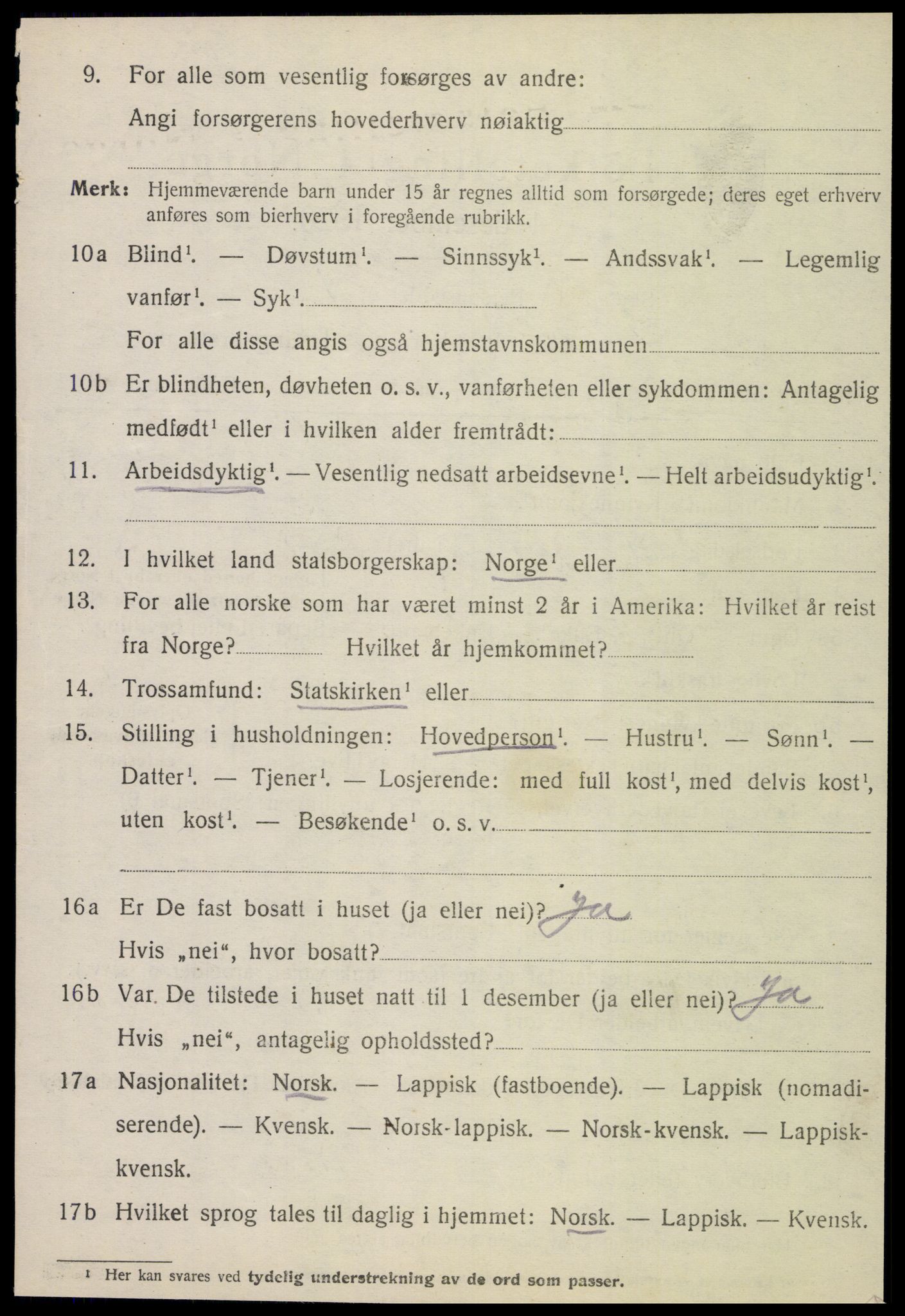 SAT, 1920 census for Stjørdal, 1920, p. 2543