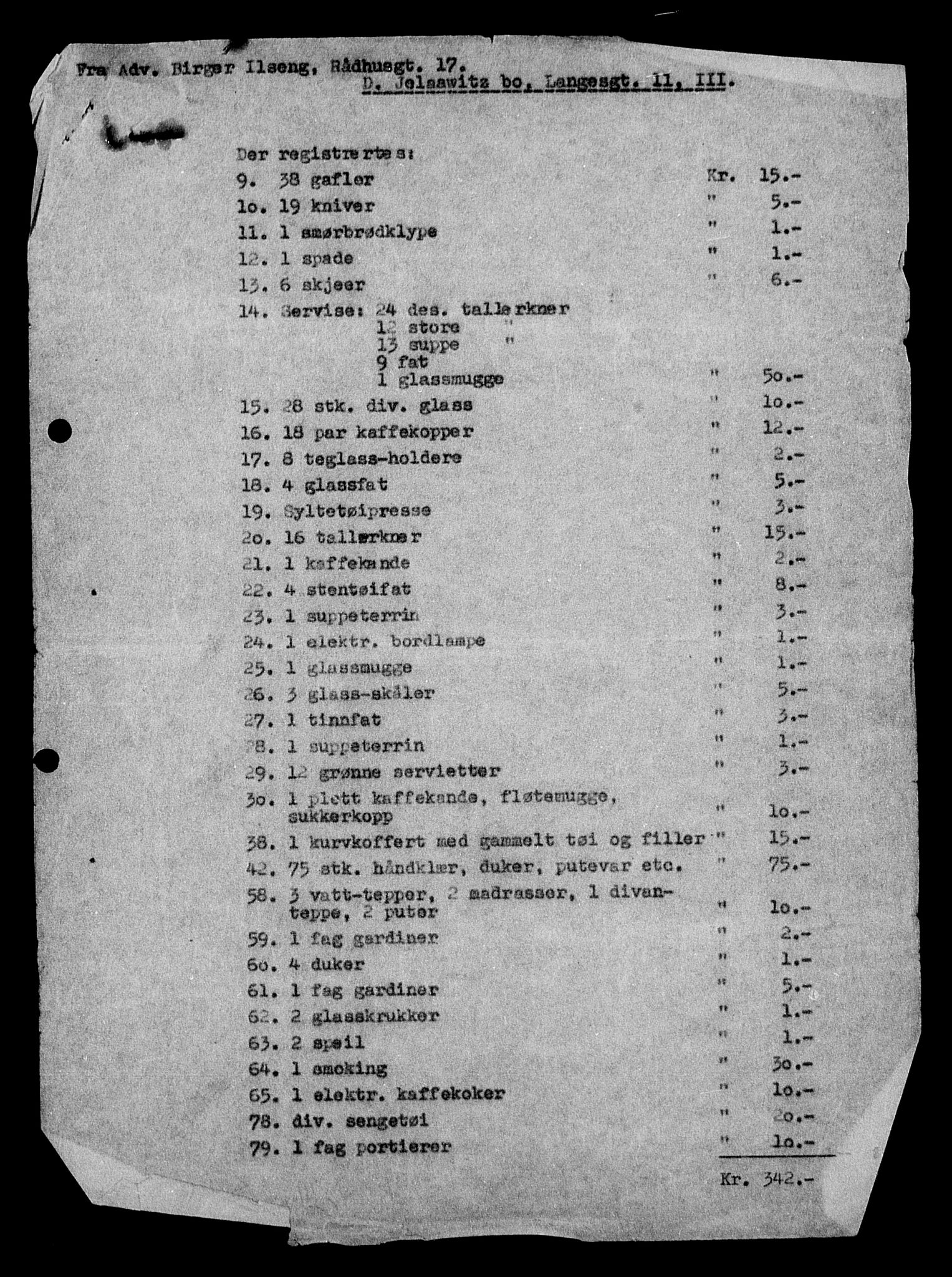 Justisdepartementet, Tilbakeføringskontoret for inndratte formuer, AV/RA-S-1564/H/Hc/Hcc/L0948: --, 1945-1947, p. 68