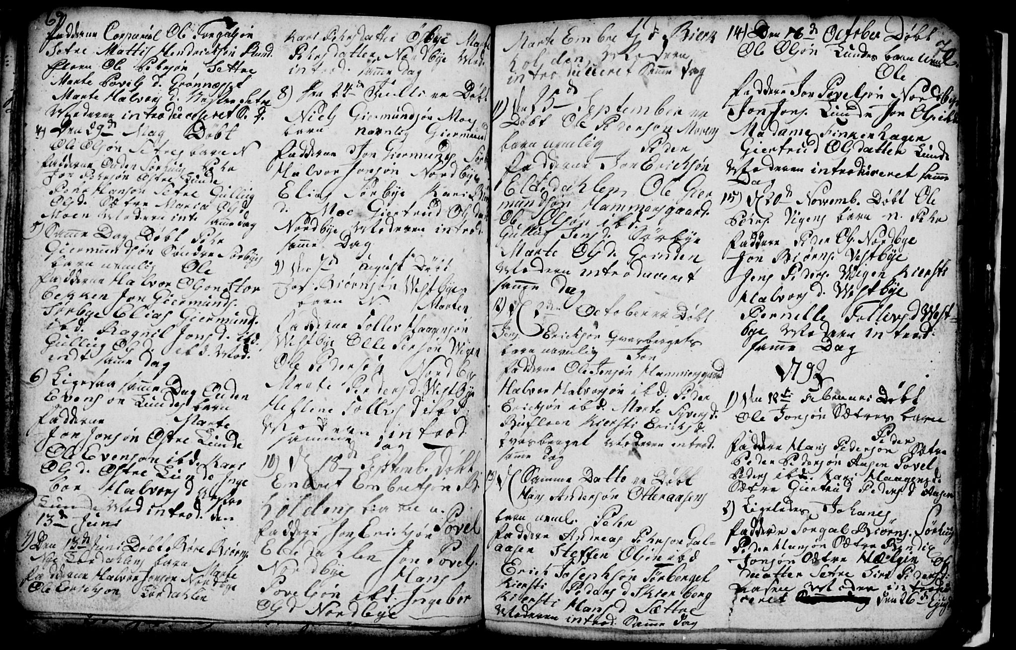 Trysil prestekontor, SAH/PREST-046/H/Ha/Hab/L0001: Parish register (copy) no. 1, 1781-1799, p. 69-70