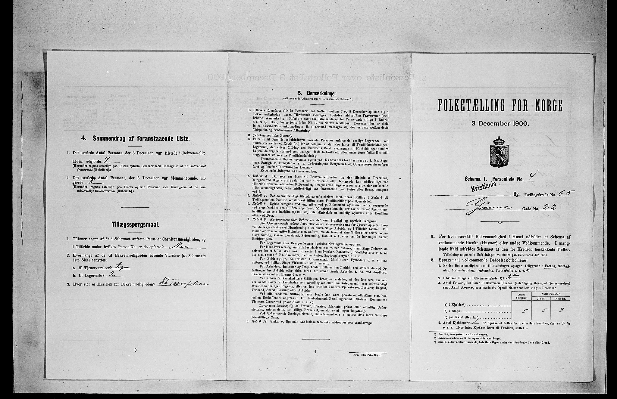 SAO, 1900 census for Kristiania, 1900, p. 30641