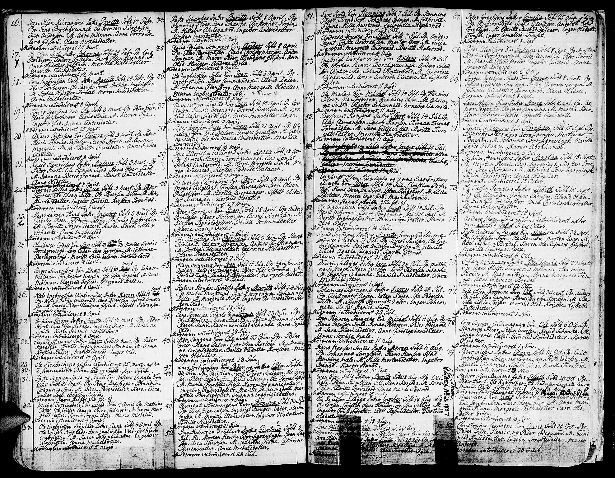 Ministerialprotokoller, klokkerbøker og fødselsregistre - Sør-Trøndelag, SAT/A-1456/681/L0925: Parish register (official) no. 681A03, 1727-1766, p. 123