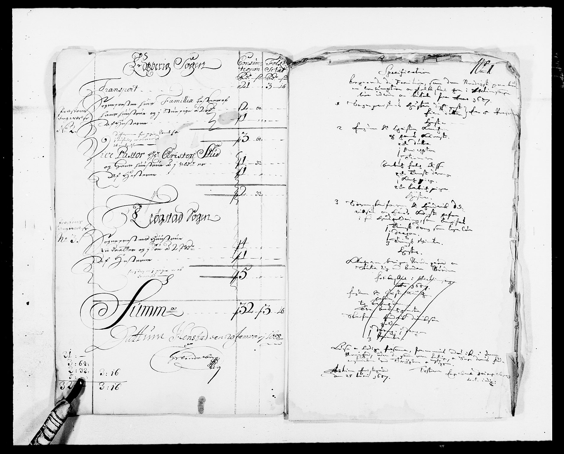 Rentekammeret inntil 1814, Reviderte regnskaper, Fogderegnskap, RA/EA-4092/R06/L0282: Fogderegnskap Heggen og Frøland, 1687-1690, p. 55