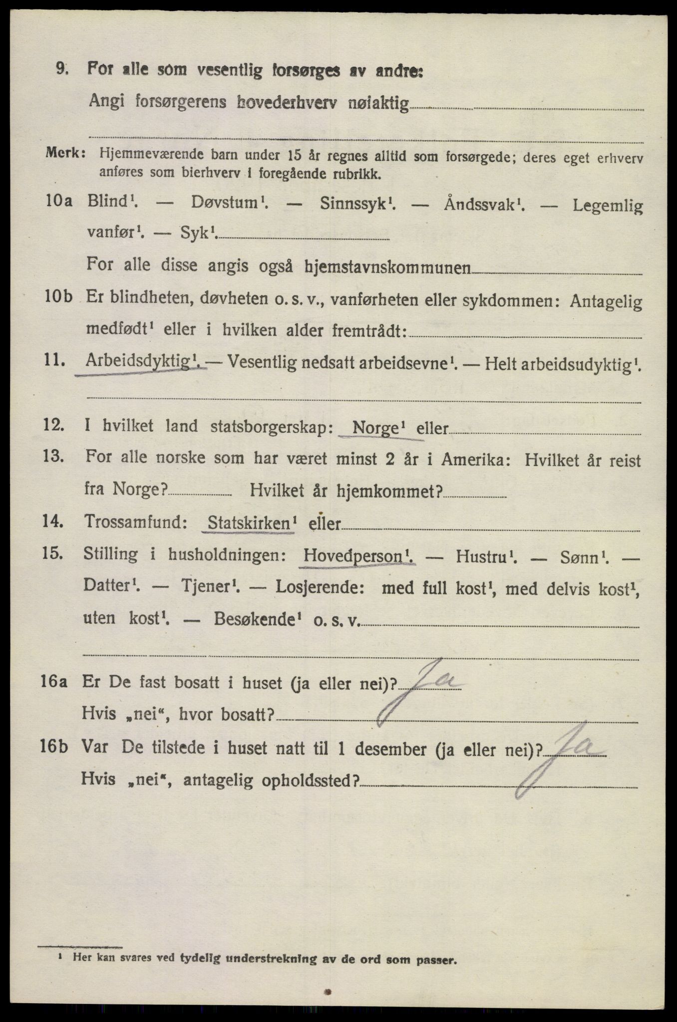 SAKO, 1920 census for Brunlanes, 1920, p. 9756