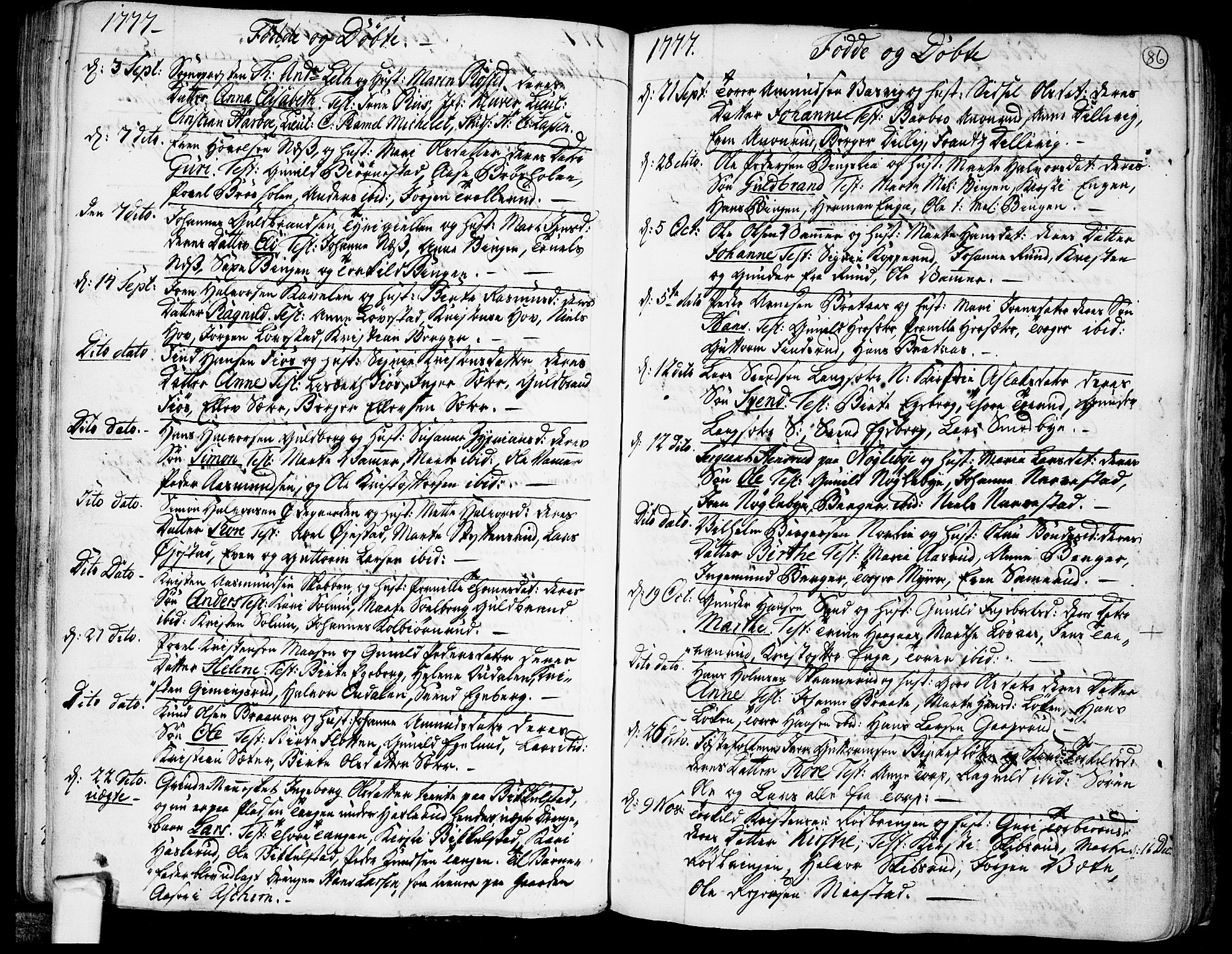 Trøgstad prestekontor Kirkebøker, AV/SAO-A-10925/F/Fa/L0004: Parish register (official) no. I 4, 1750-1784, p. 86
