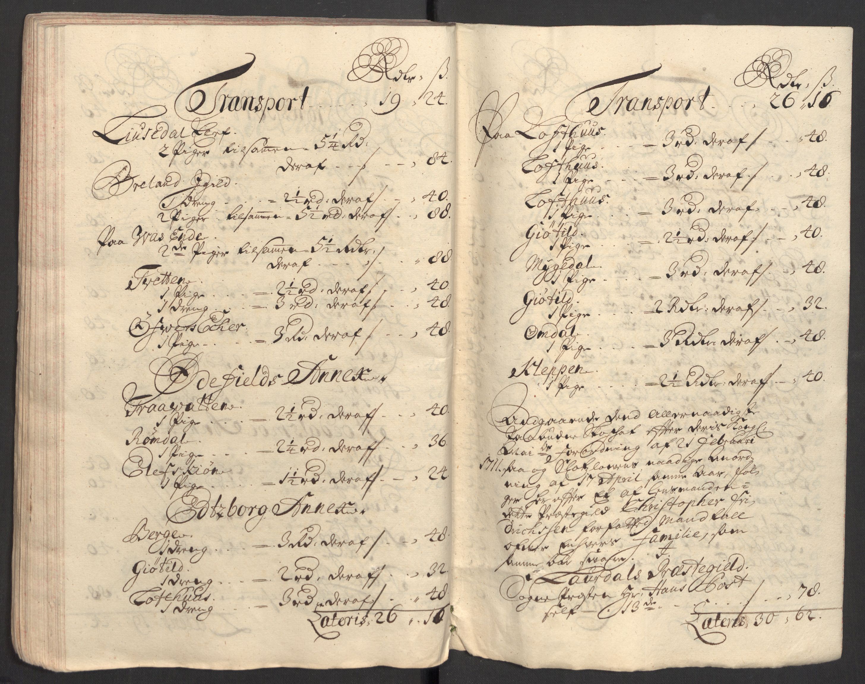 Rentekammeret inntil 1814, Reviderte regnskaper, Fogderegnskap, AV/RA-EA-4092/R36/L2121: Fogderegnskap Øvre og Nedre Telemark og Bamble, 1711, p. 85