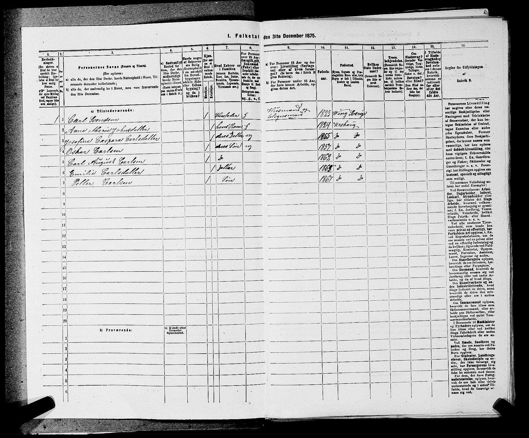 RA, 1875 census for 0224P Aurskog, 1875, p. 53