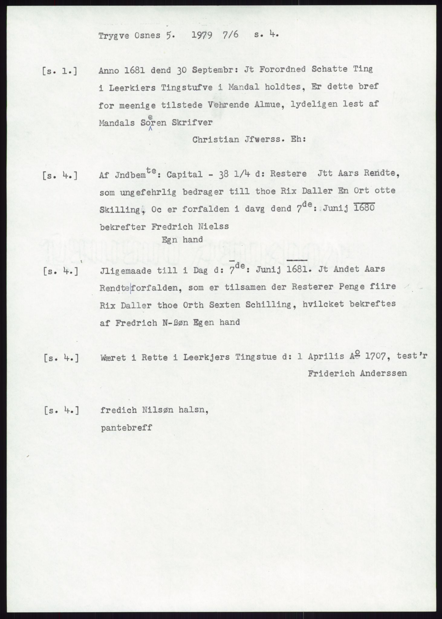 Samlinger til kildeutgivelse, Diplomavskriftsamlingen, RA/EA-4053/H/Ha, p. 2311