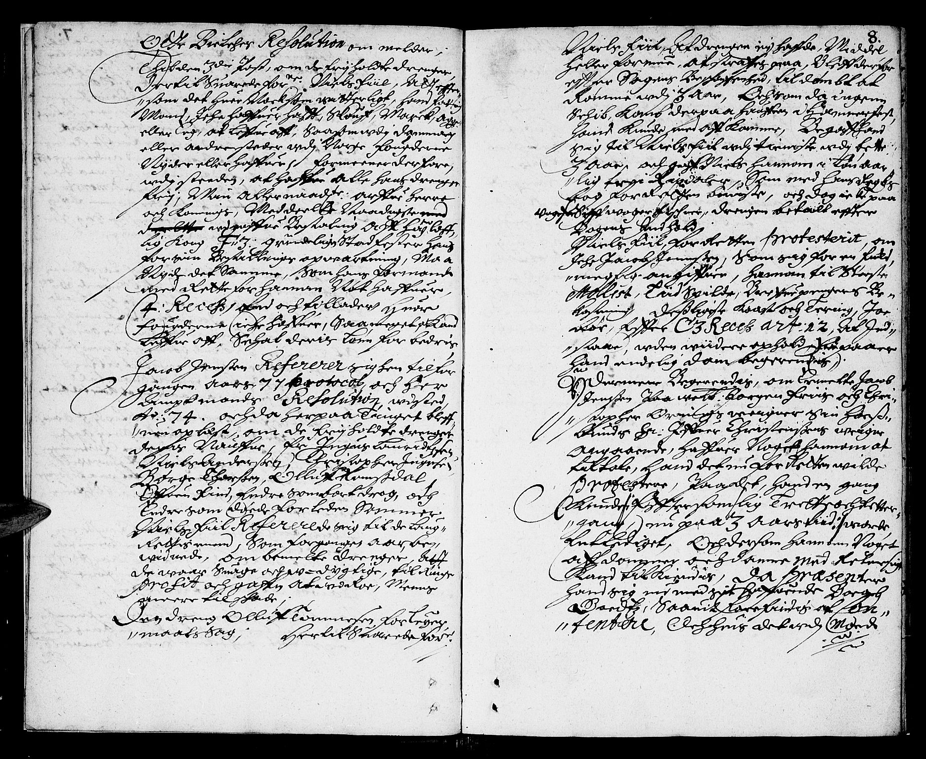 Finnmark sorenskriveri, AV/SATØ-S-0053/F/Fa/L0016: Justisprotokoller, 1678-1679, p. 7b-8a